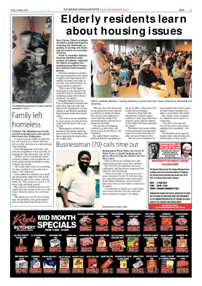 African Reporter 13 May 2022 page 3