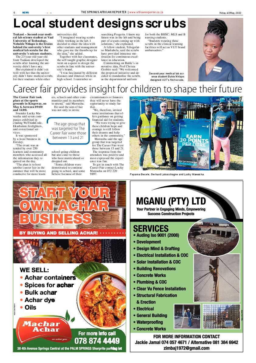 African Reporter 13 May 2022 page 6