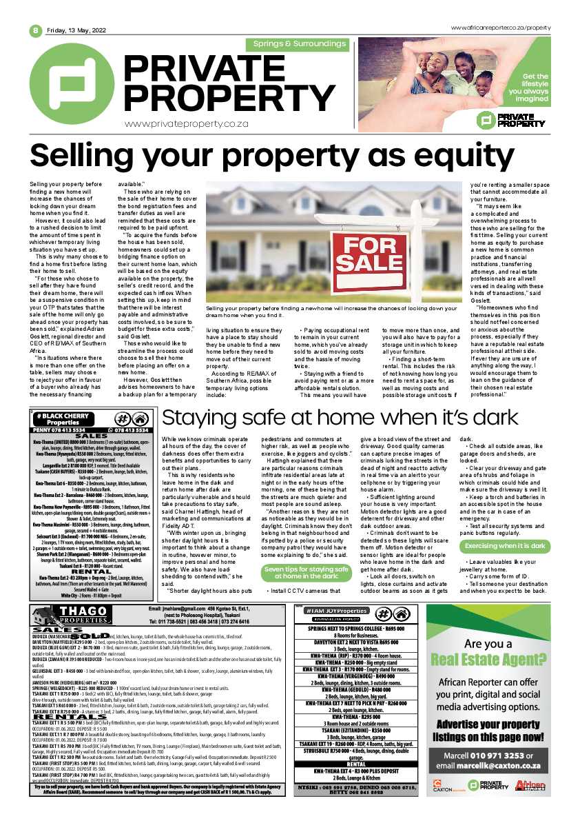 African Reporter 13 May 2022 page 8