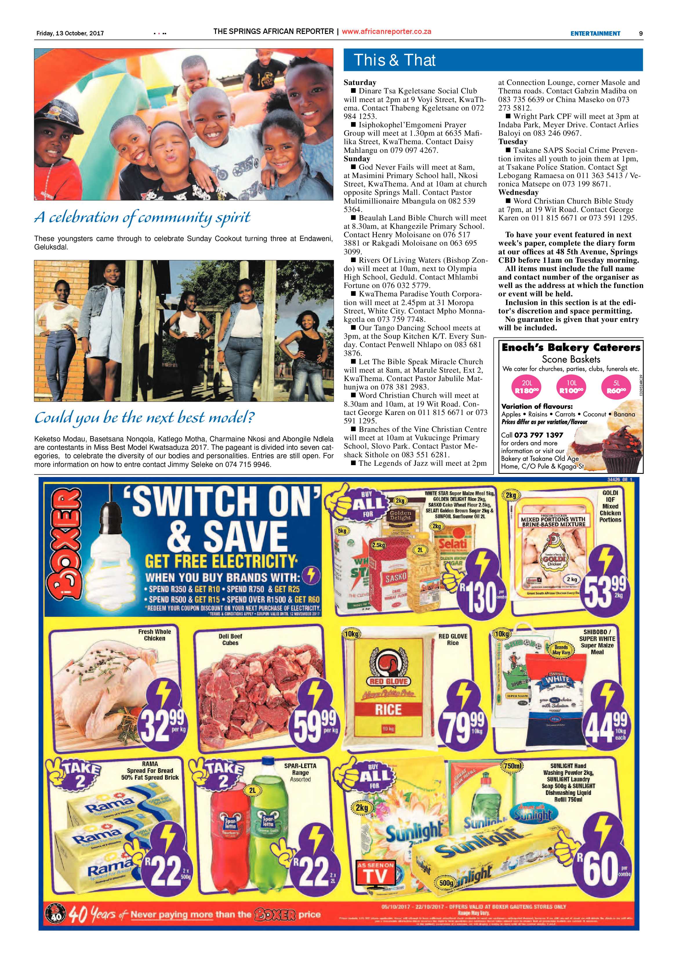 African Reporter 13 October 2017 page 9