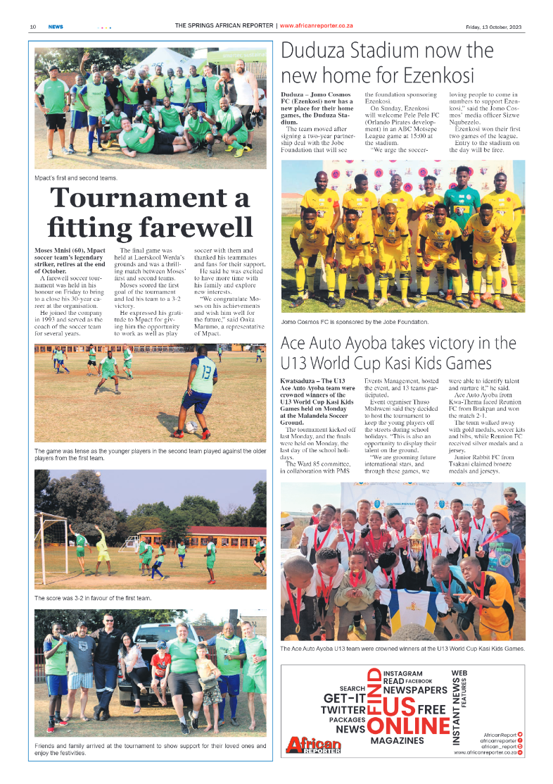 African Reporter 13 October 2023 page 10