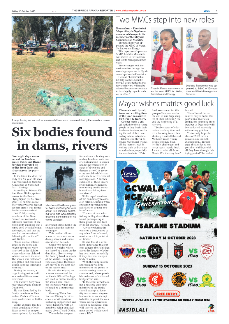 African Reporter 13 October 2023 page 3