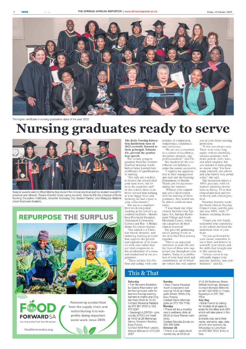 African Reporter 13 October 2023 page 4