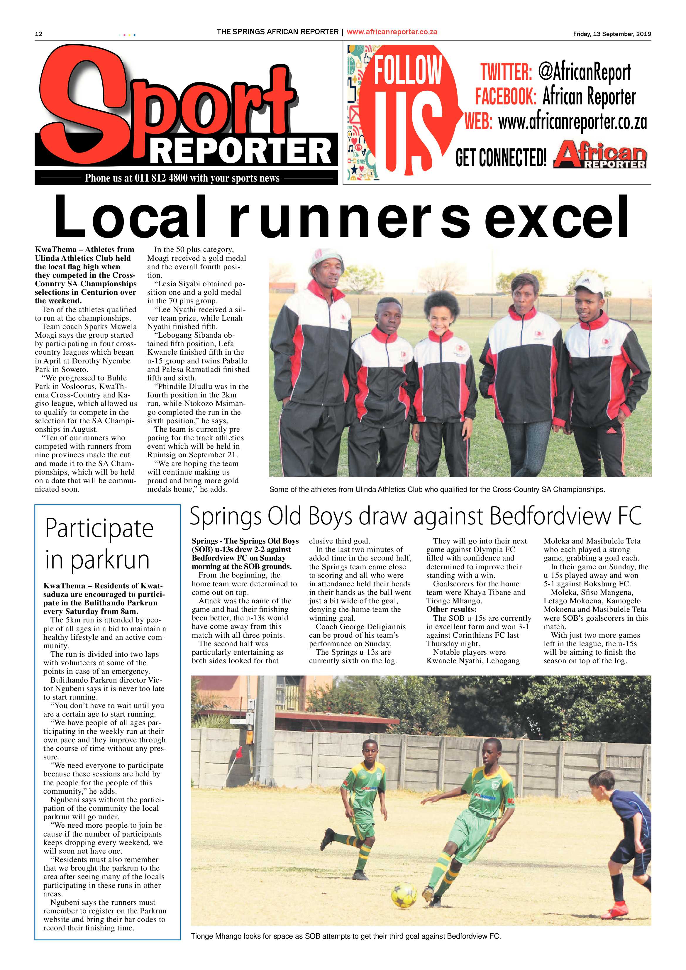 African Reporter 13 September 2019 page 12