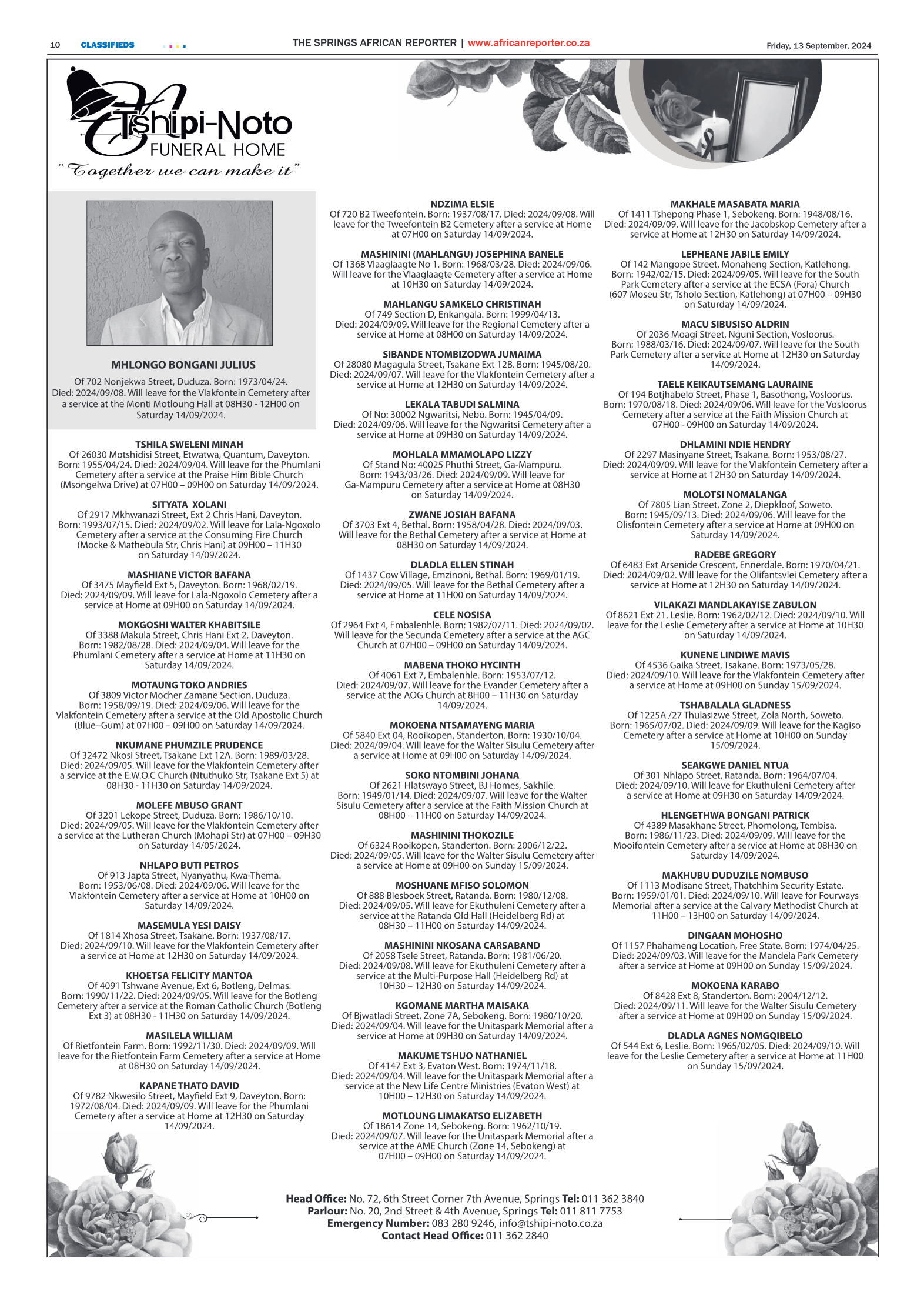 African Reporter 13 September 2024 page 10