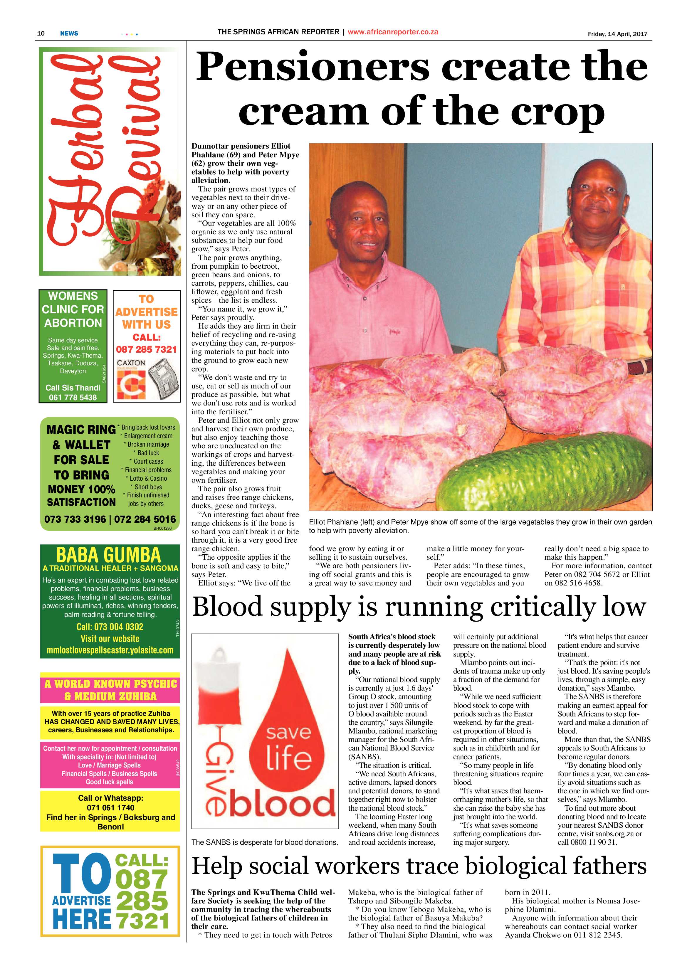 African Reporter 14 April 2017 page 10