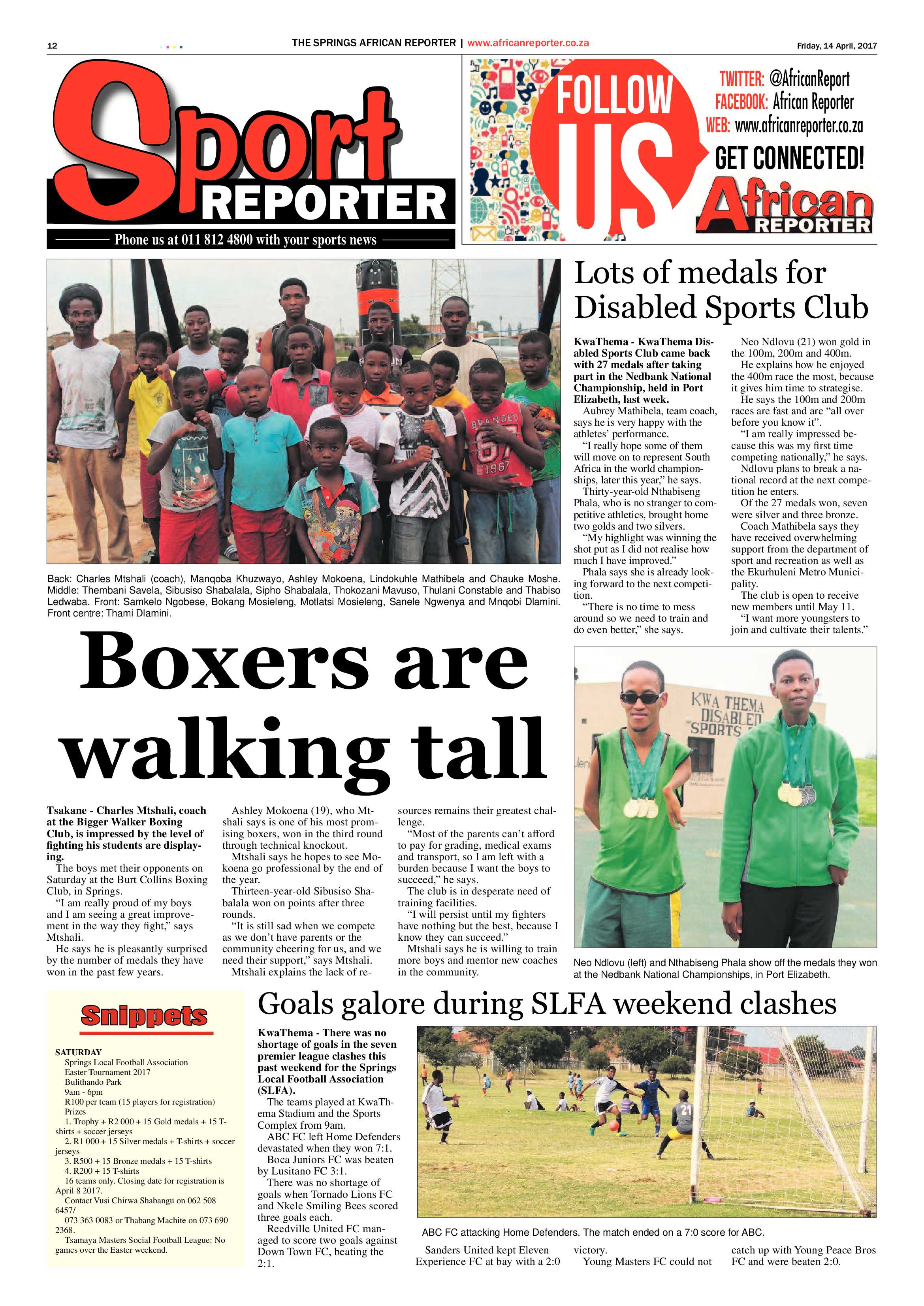 African Reporter 14 April 2017 page 12