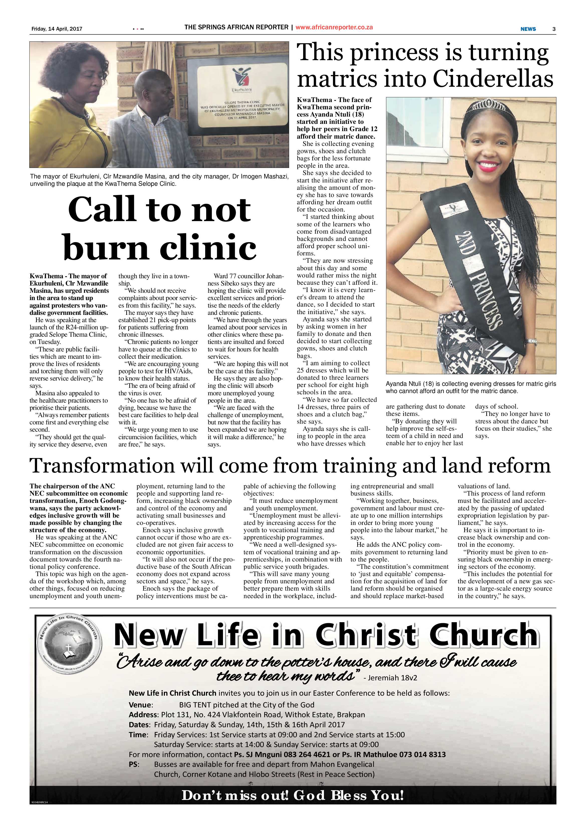 African Reporter 14 April 2017 page 3