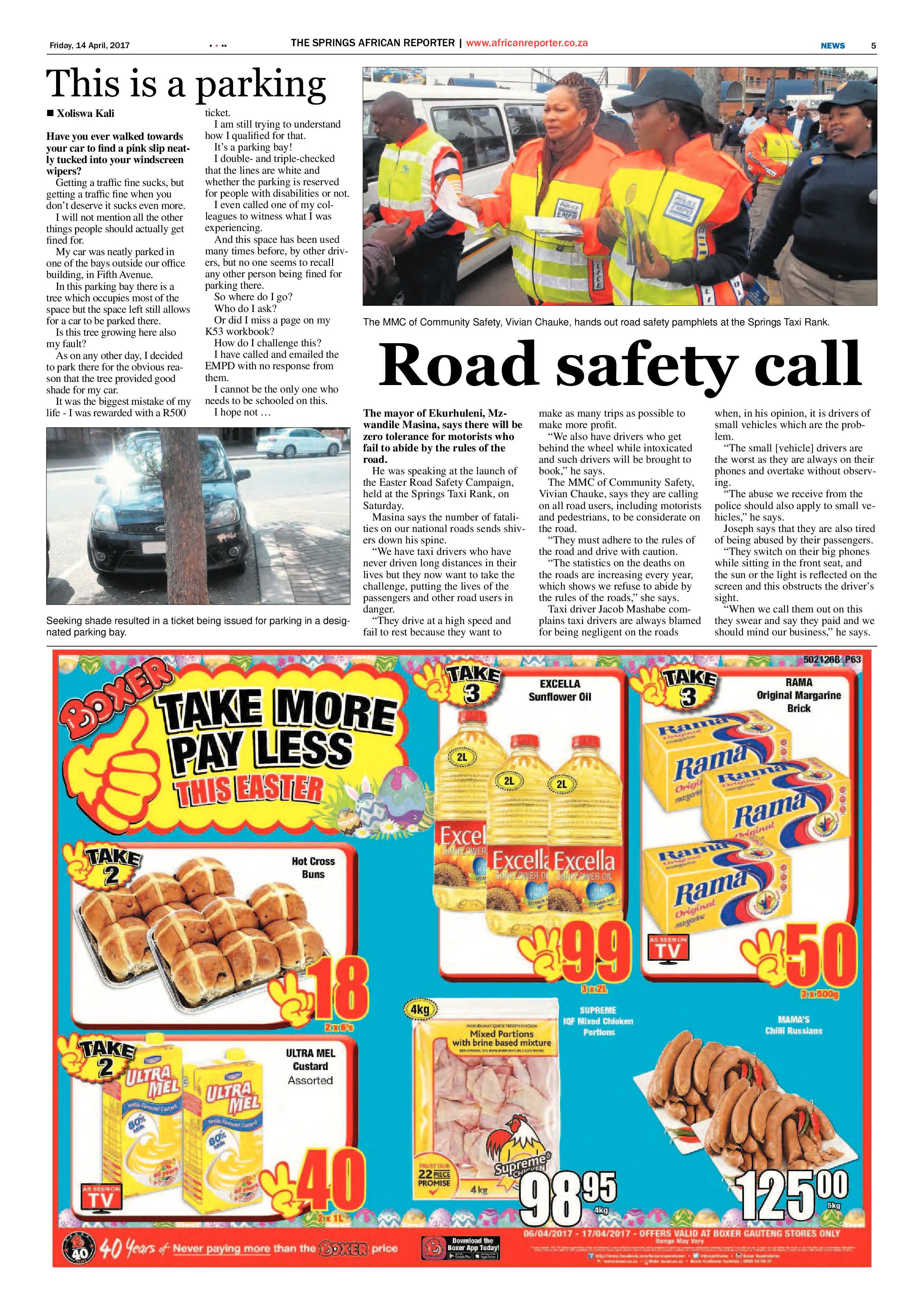 African Reporter 14 April 2017 page 5