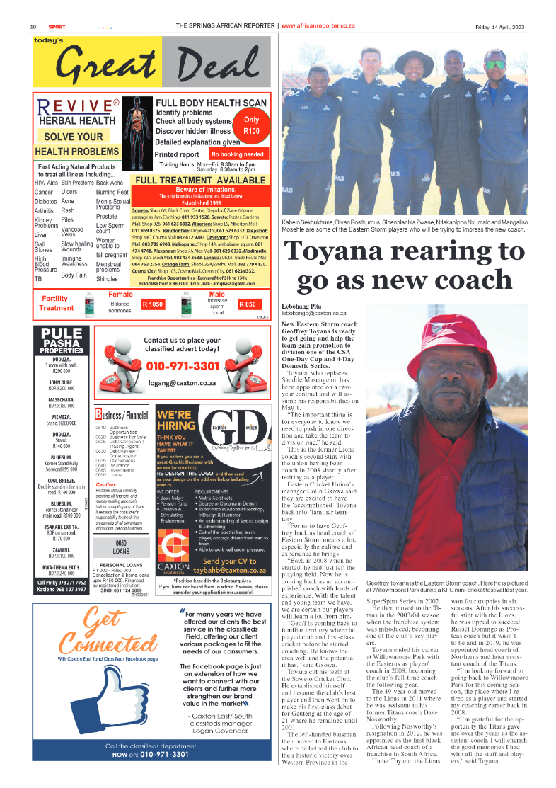 African Reporter 14 April 2023 page 10