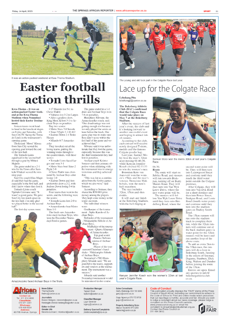 African Reporter 14 April 2023 page 11