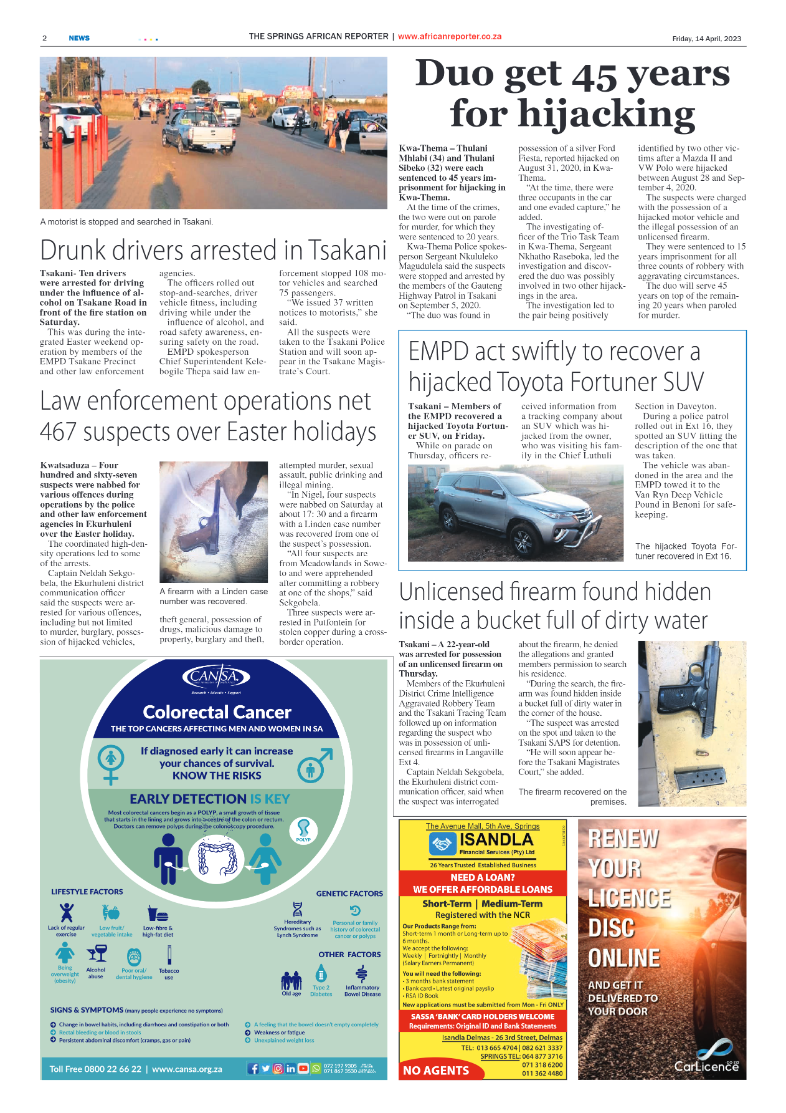 African Reporter 14 April 2023 page 2
