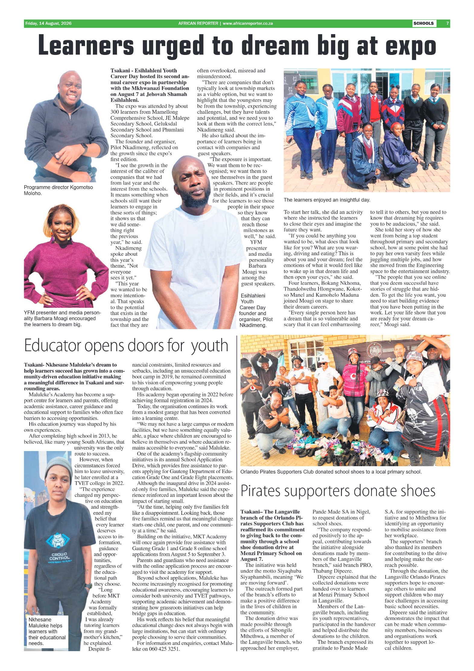 African Reporter 14 August 2026 page 7