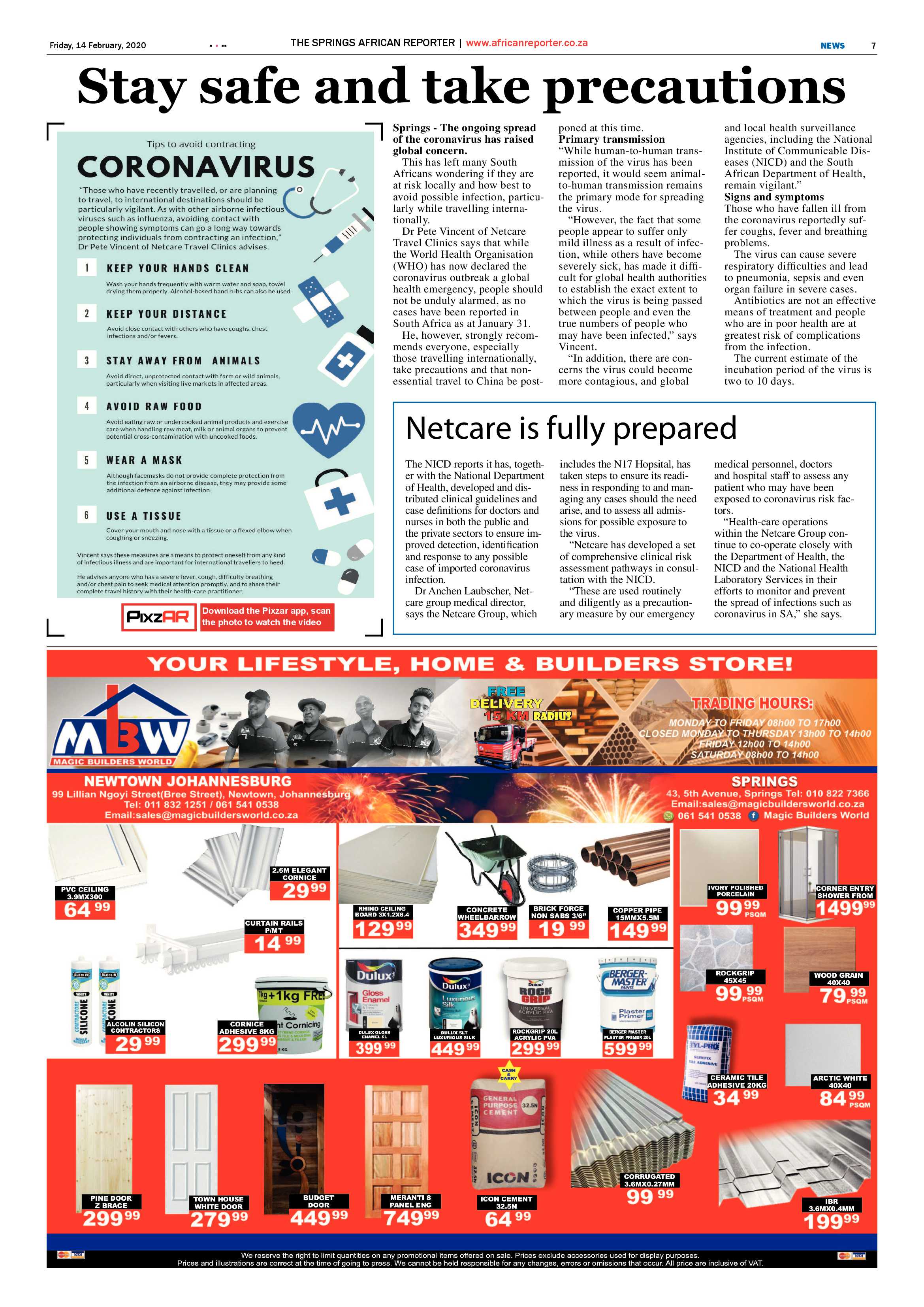 African Reporter 14 February 2020 page 7