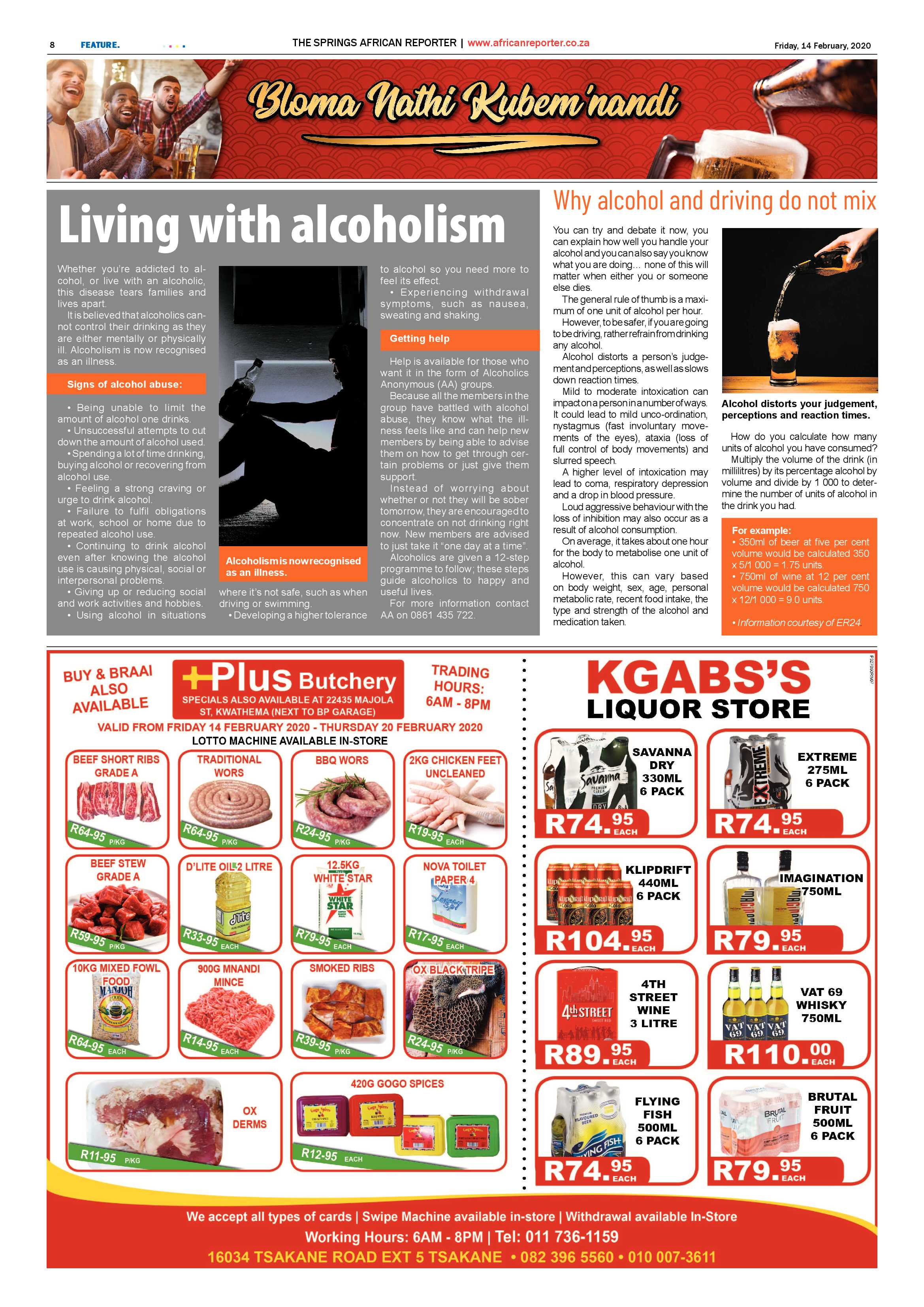 African Reporter 14 February 2020 page 8