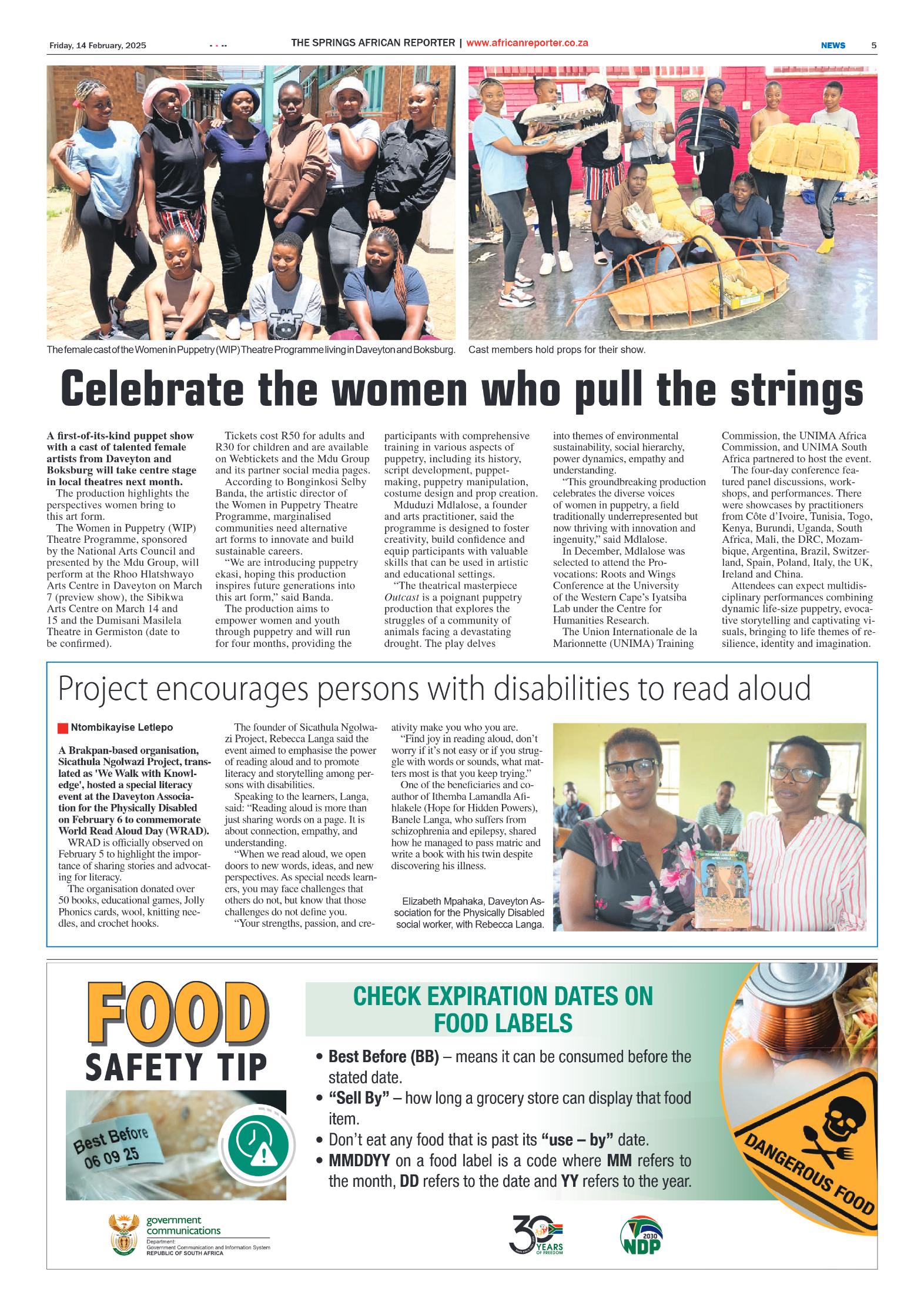 African Reporter 14 February 2025 page 5