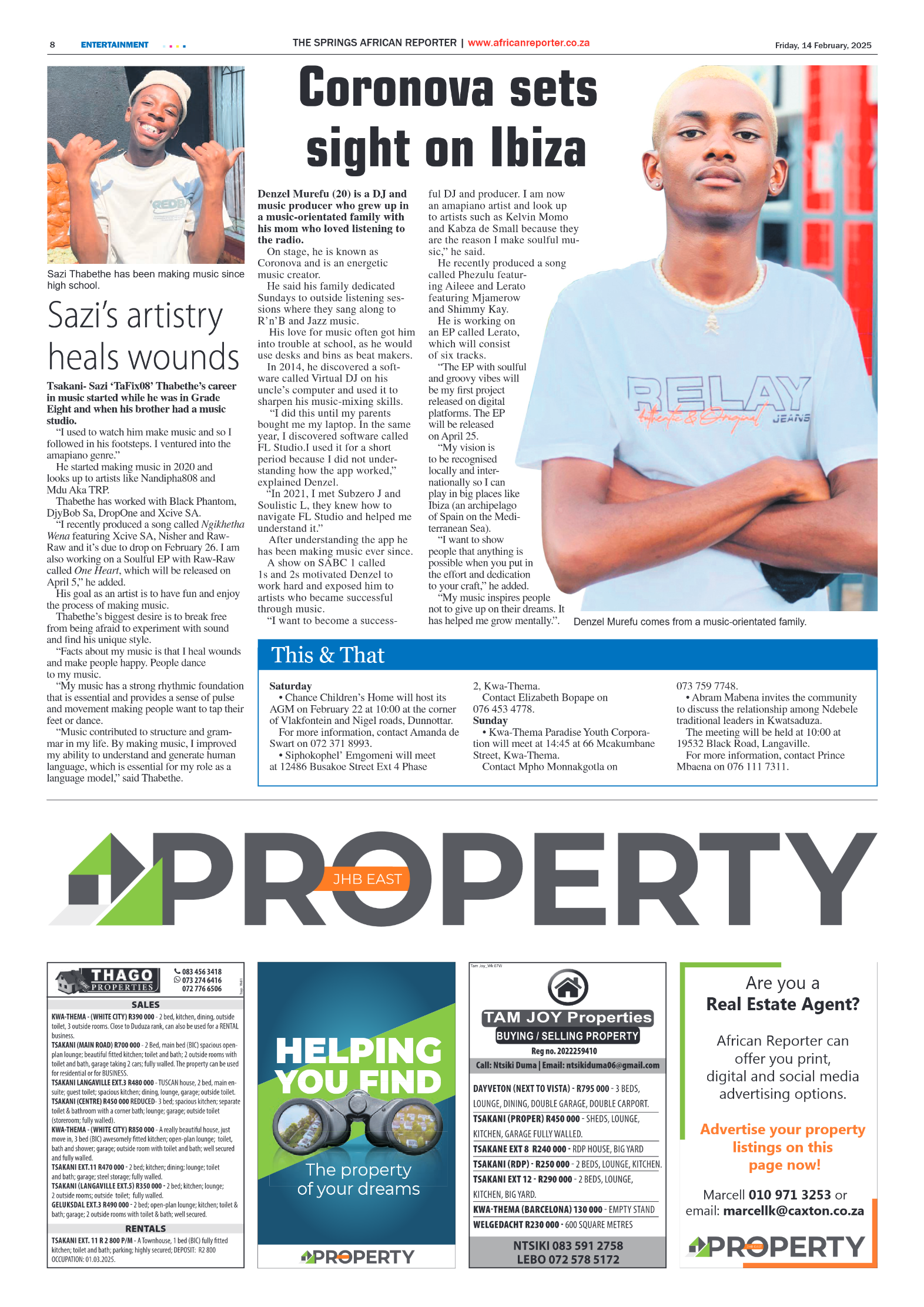 African Reporter 14 February 2025 page 8