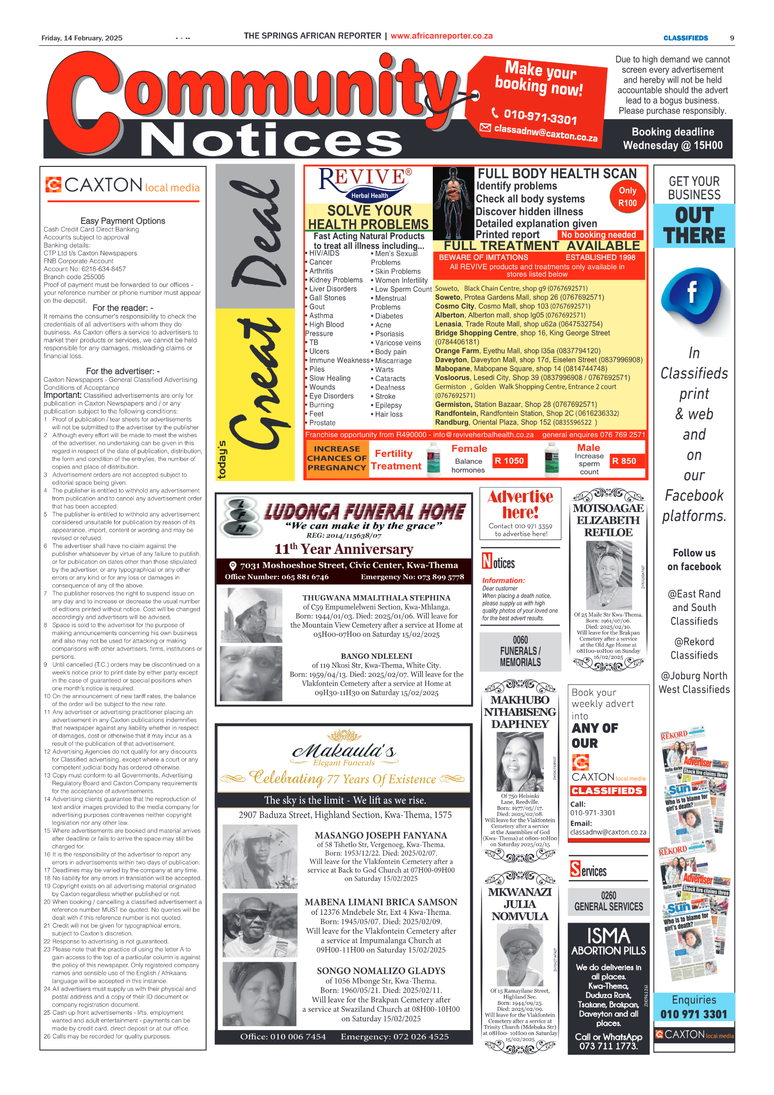 African Reporter 14 February 2025 page 9
