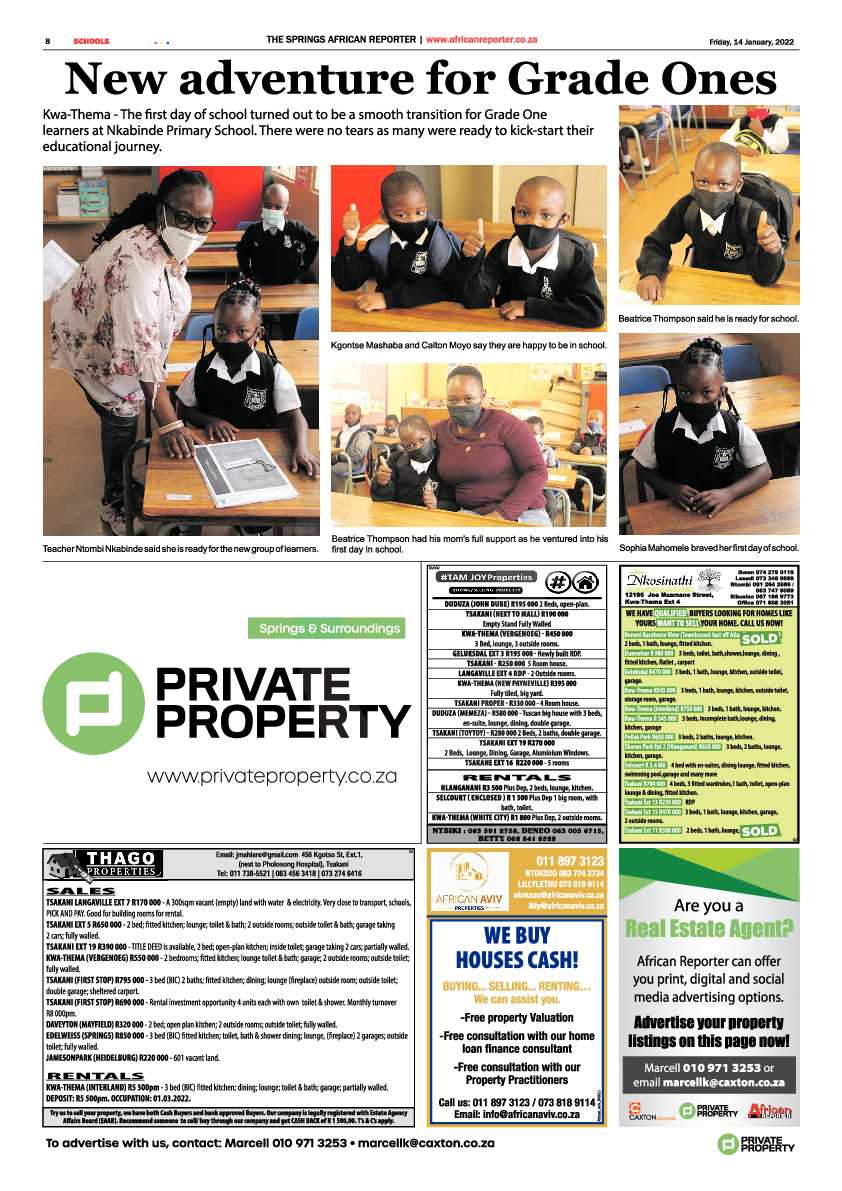 African Reporter 14 January 2022 page 8