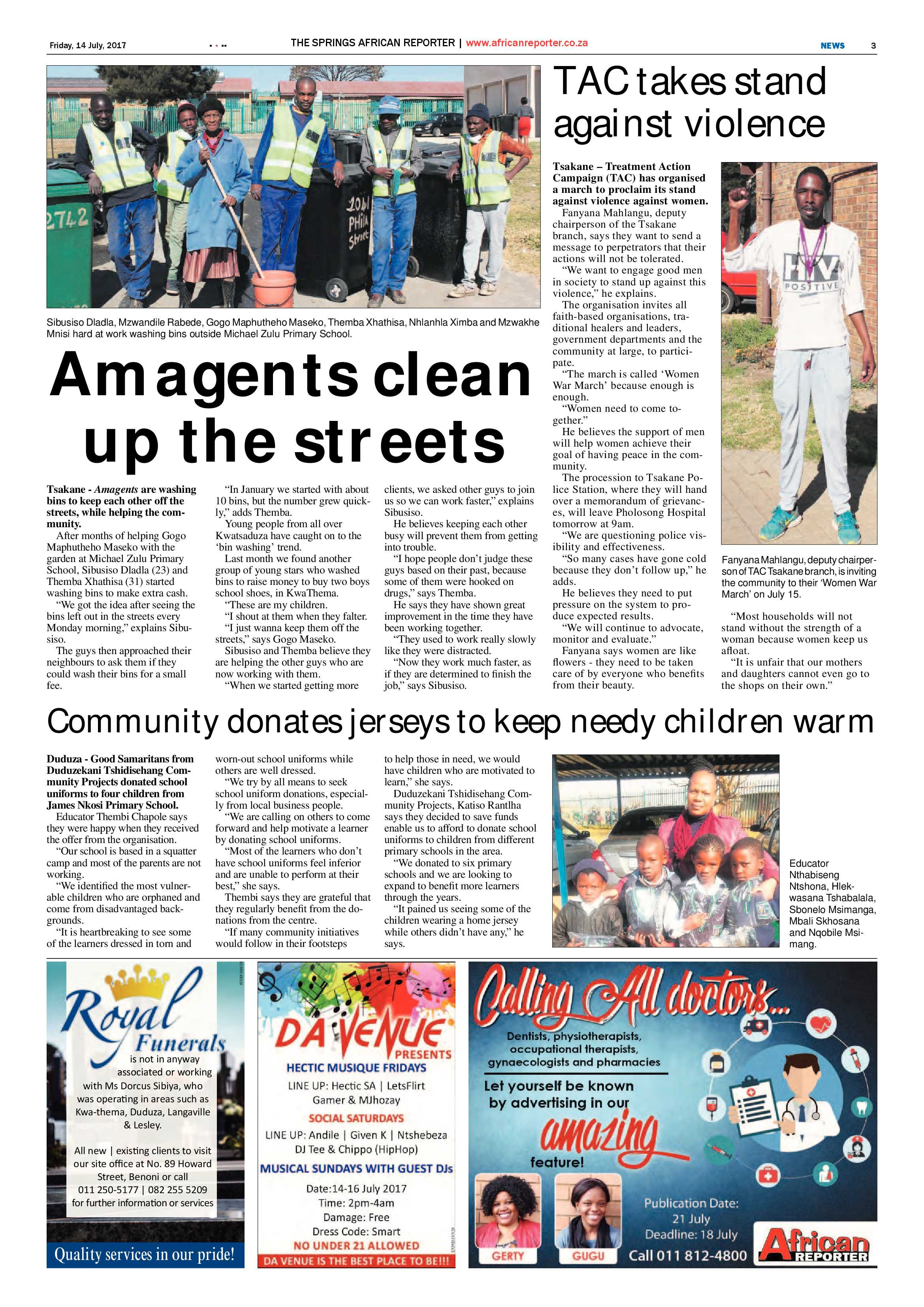 African Reporter 14 July 2017 page 3