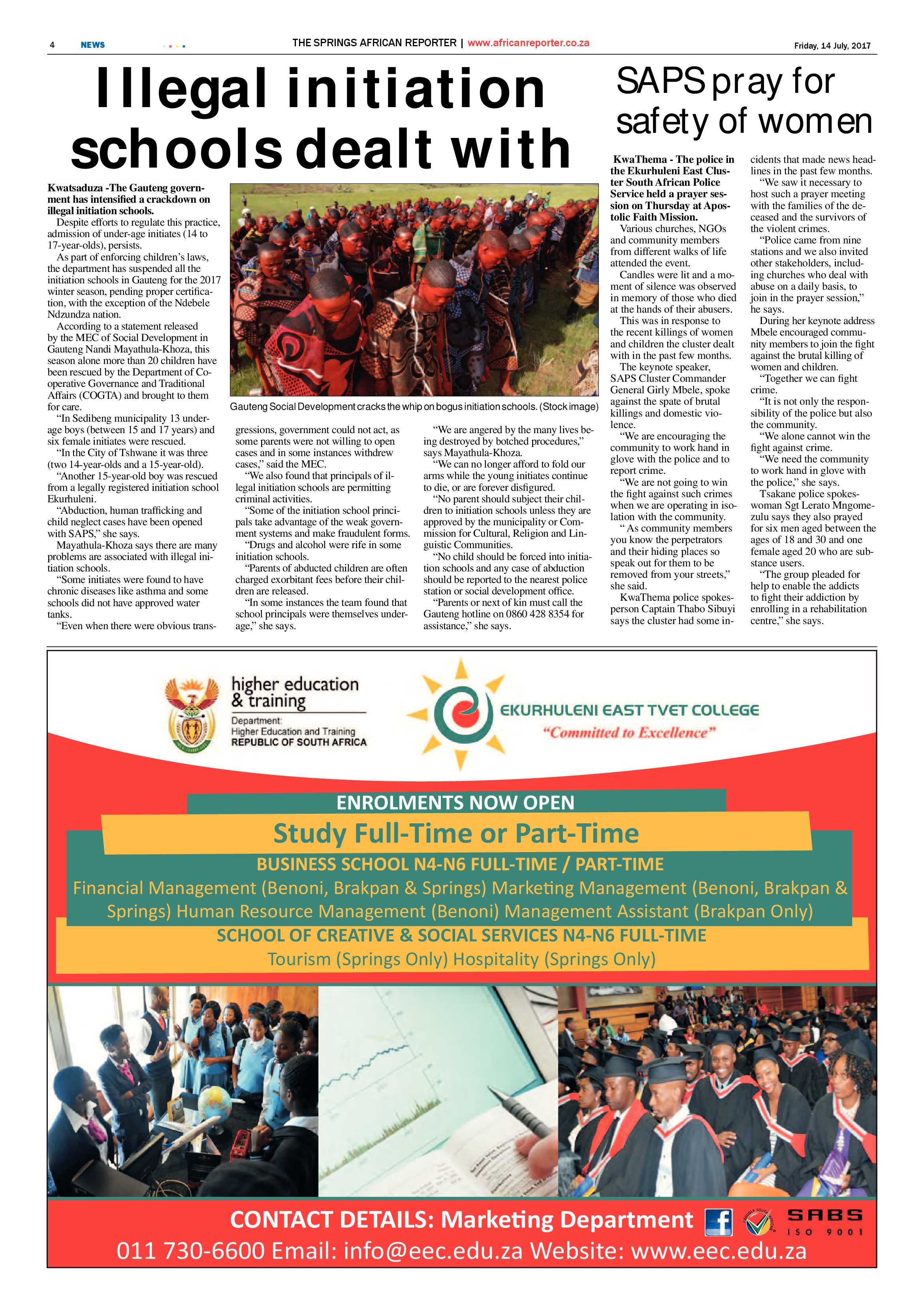 African Reporter 14 July 2017 page 4