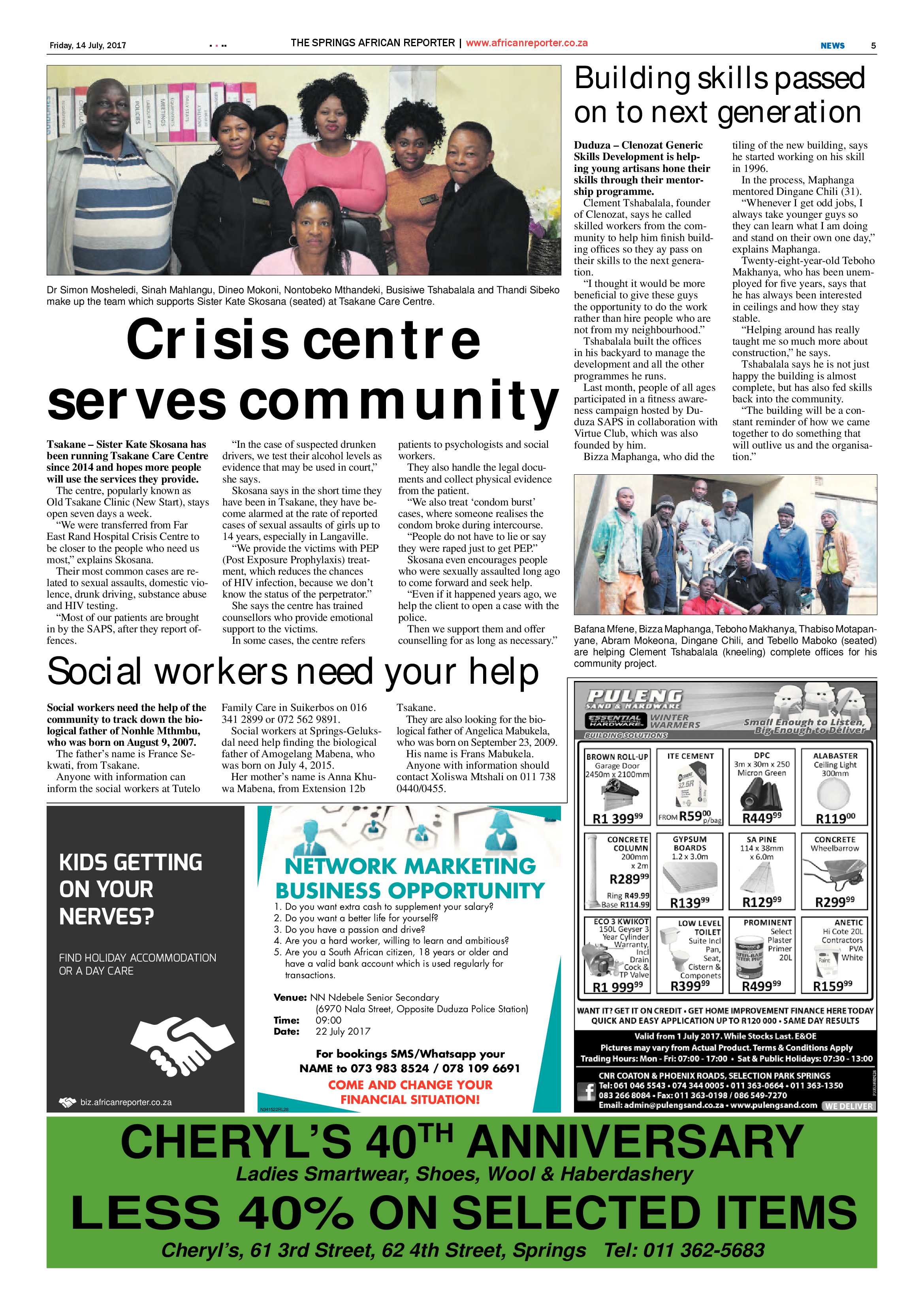 African Reporter 14 July 2017 page 5
