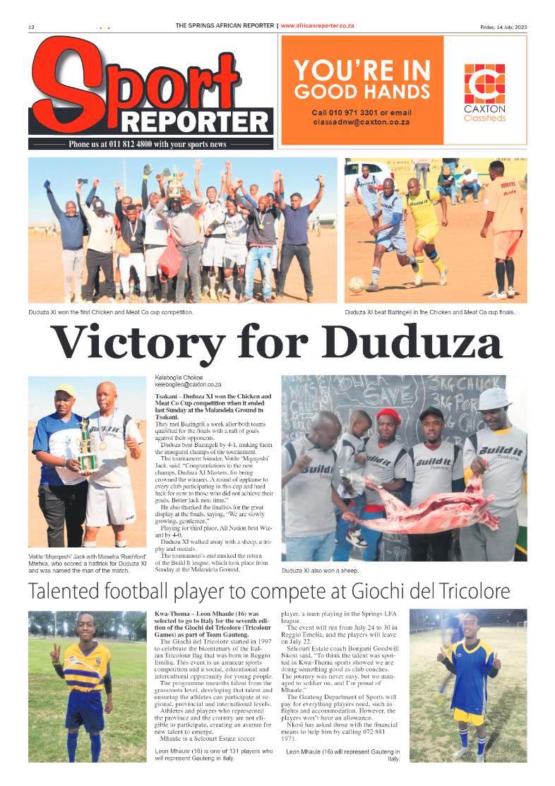 African Reporter 14 July 2023 page 12
