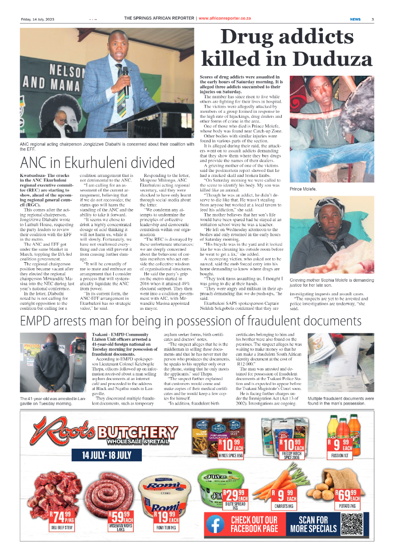 African Reporter 14 July 2023 page 3