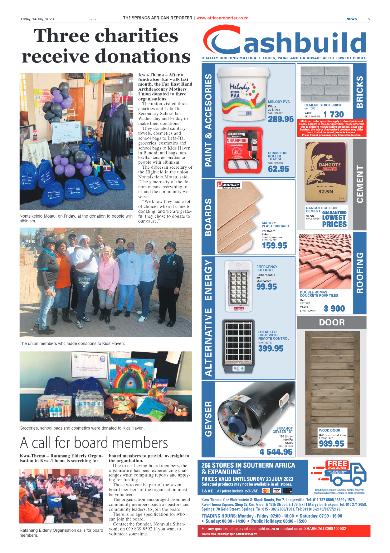 African Reporter 14 July 2023 page 5