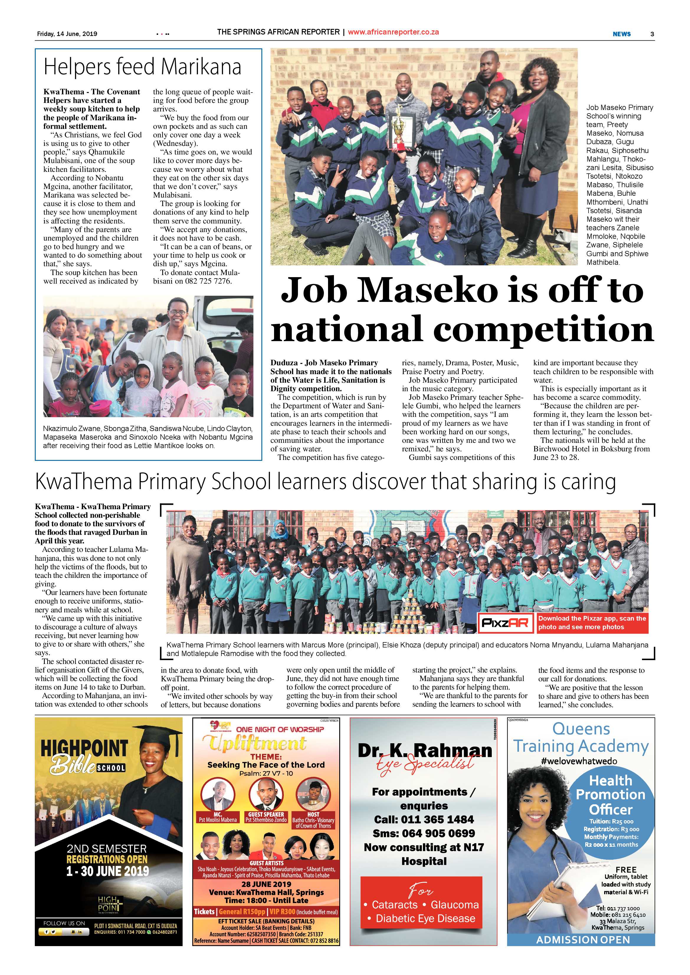African Reporter 14 June 2019 page 3