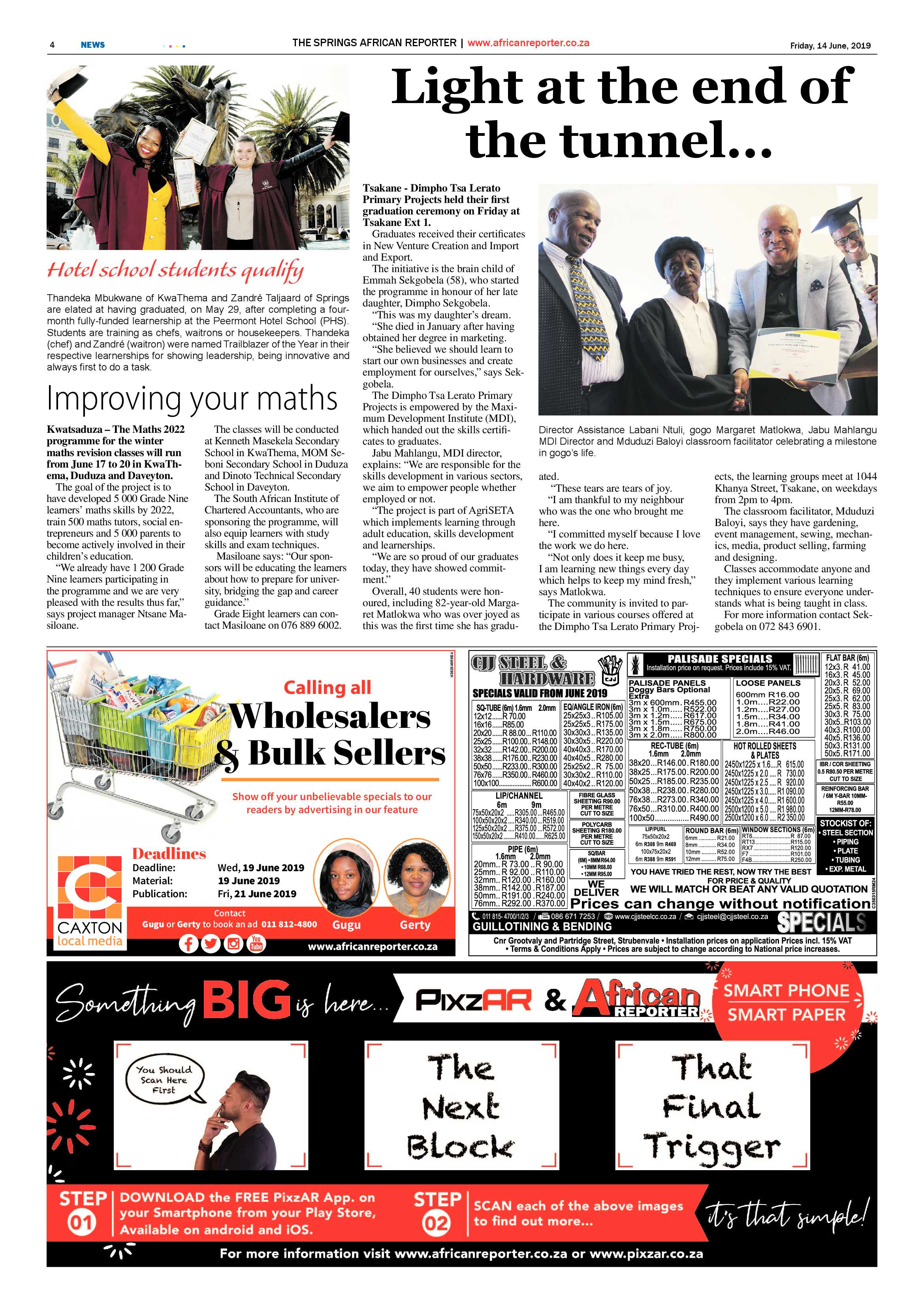 African Reporter 14 June 2019 page 4