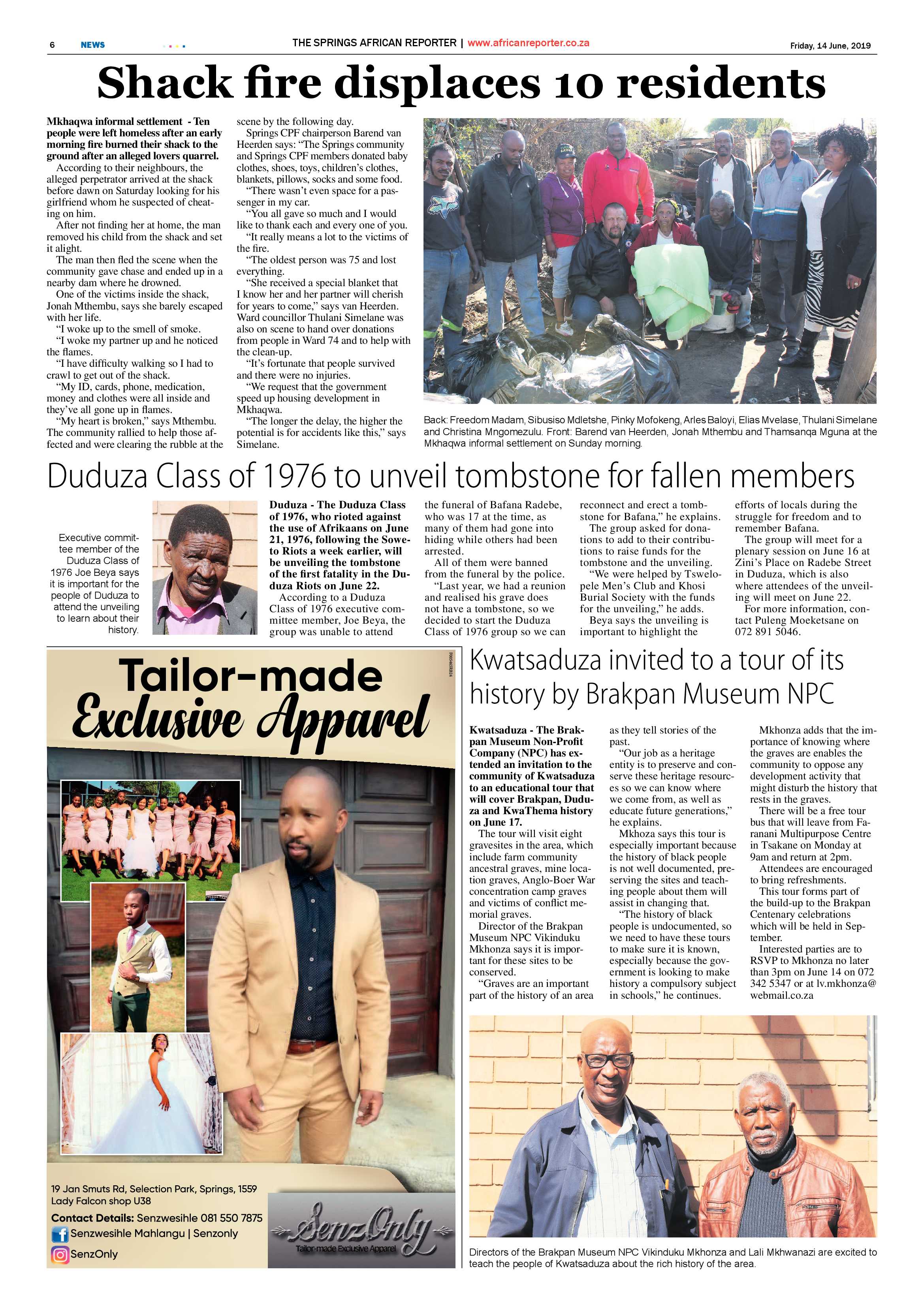 African Reporter 14 June 2019 page 6