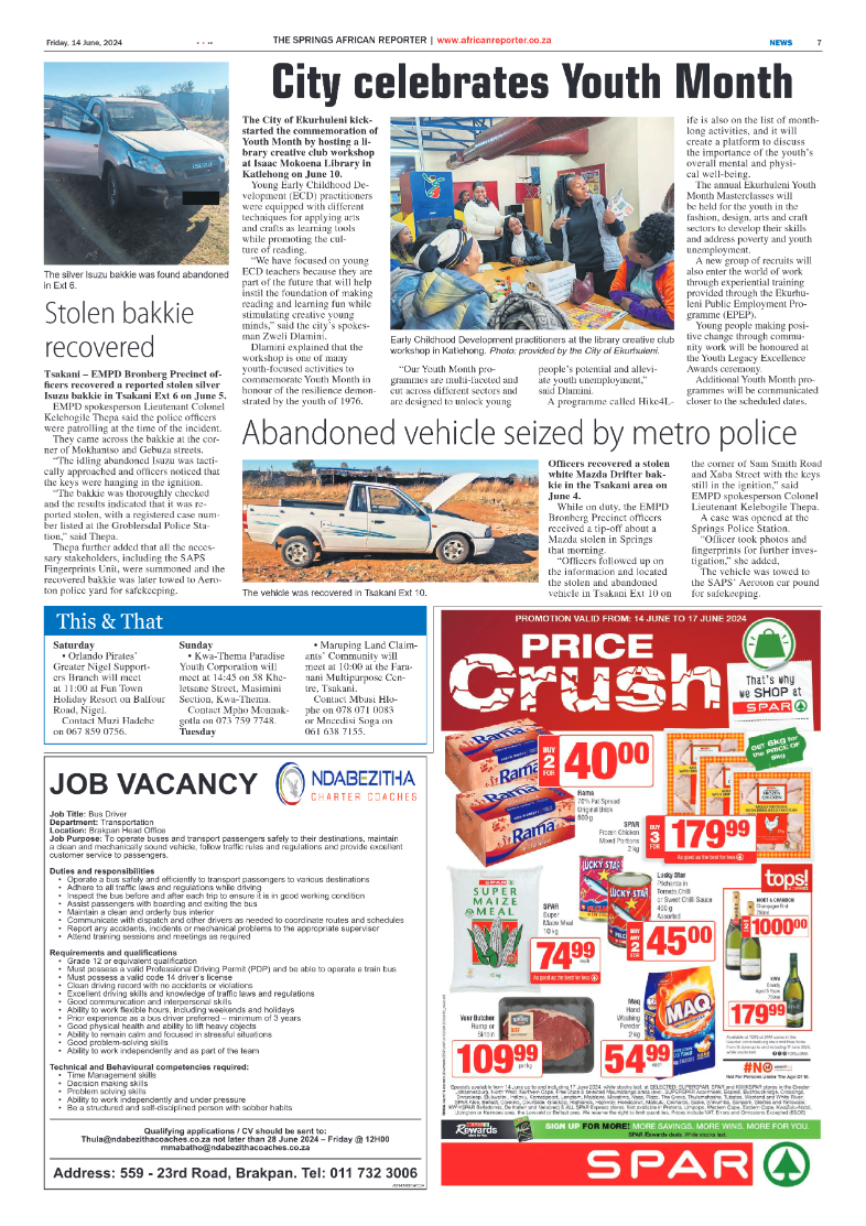 African Reporter 14 June 2024 page 7