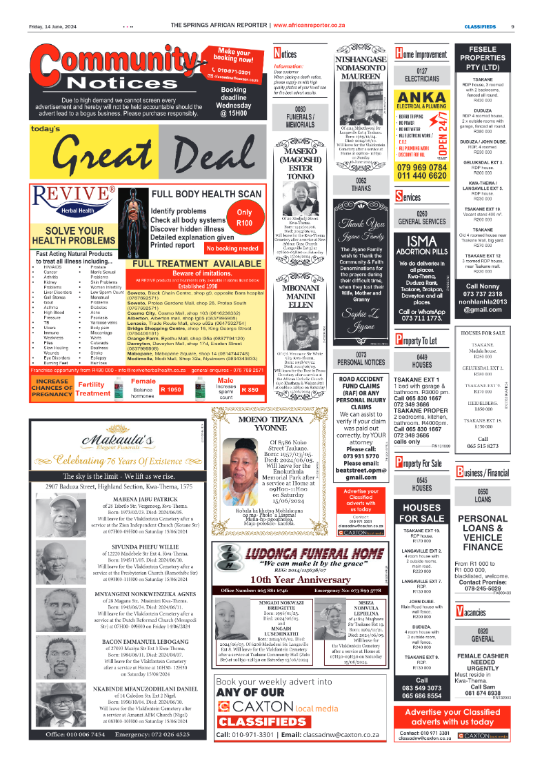 African Reporter 14 June 2024 page 9
