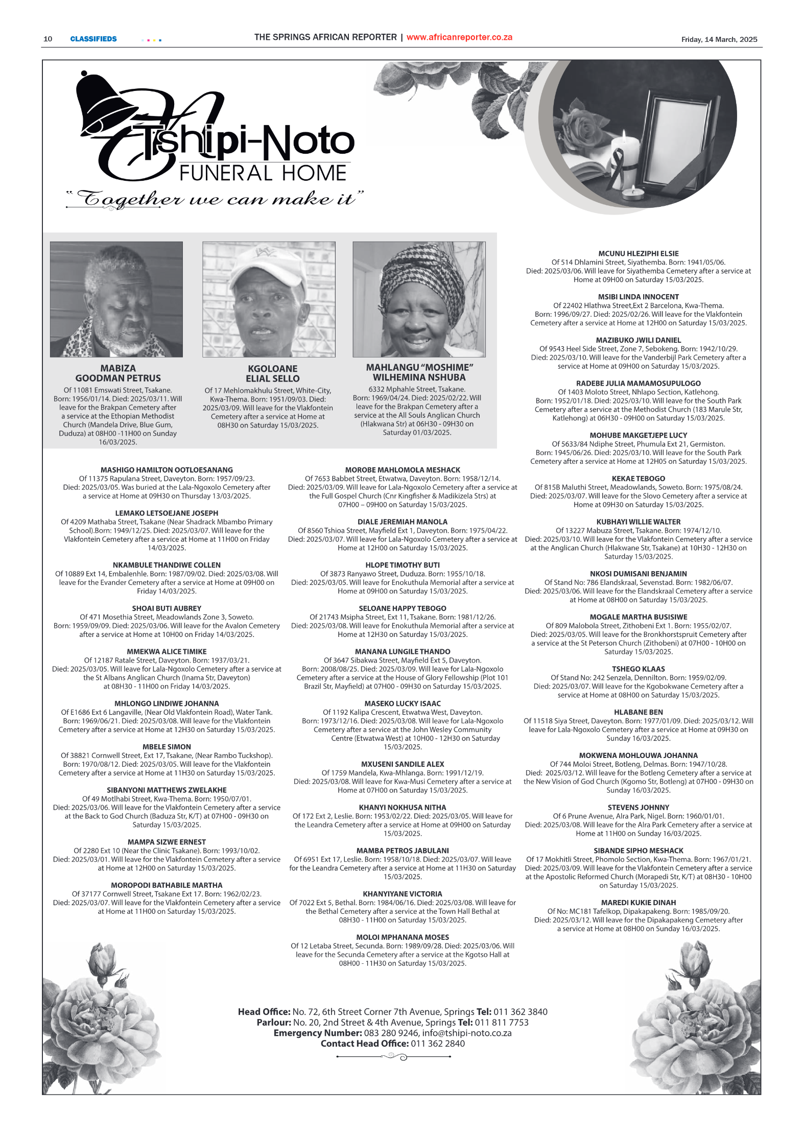 African Reporter 14 March 2025 page 10