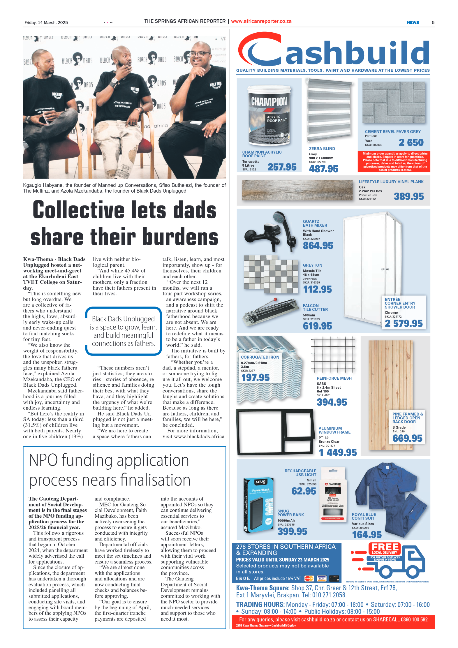African Reporter 14 March 2025 page 5