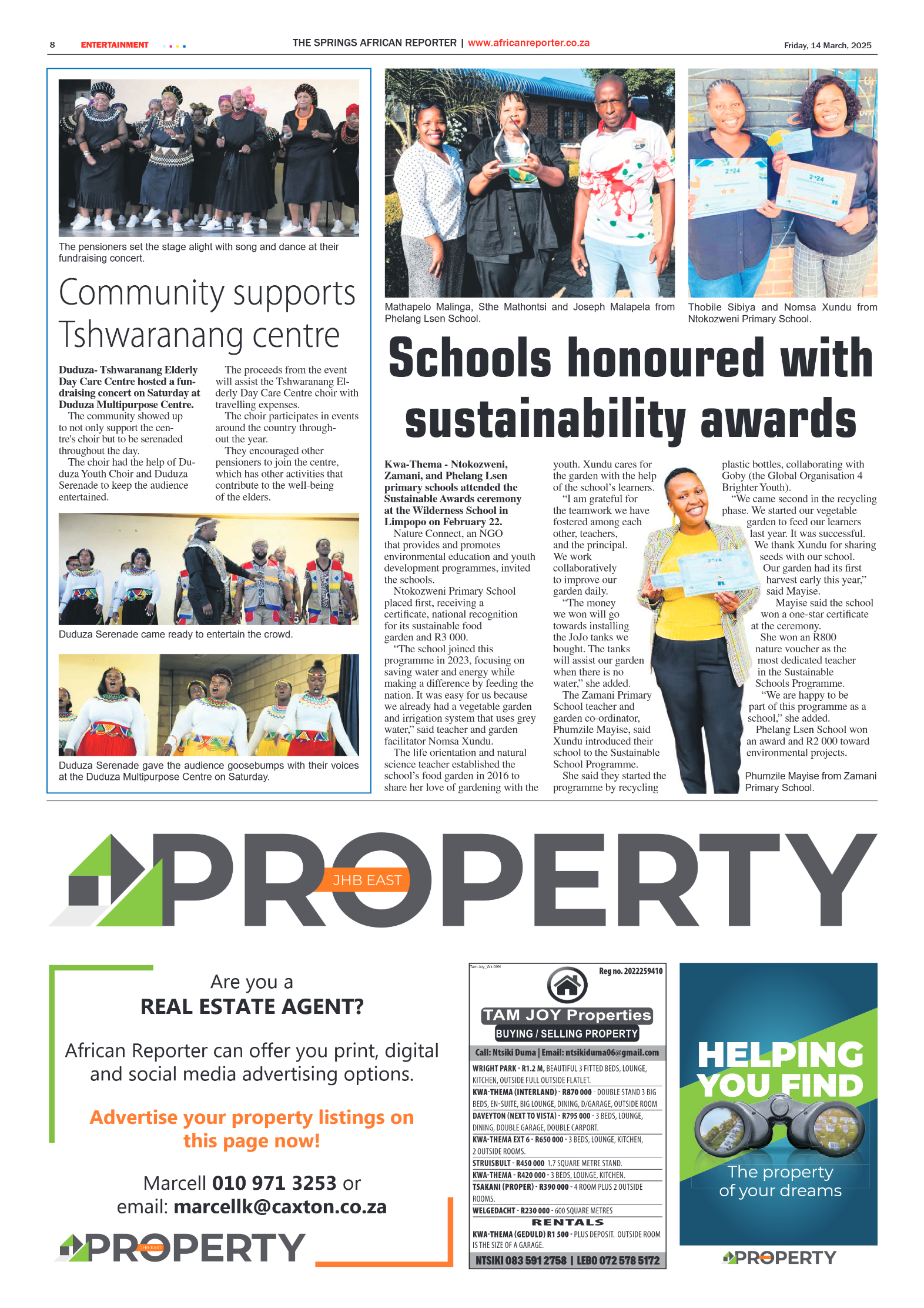 African Reporter 14 March 2025 page 8