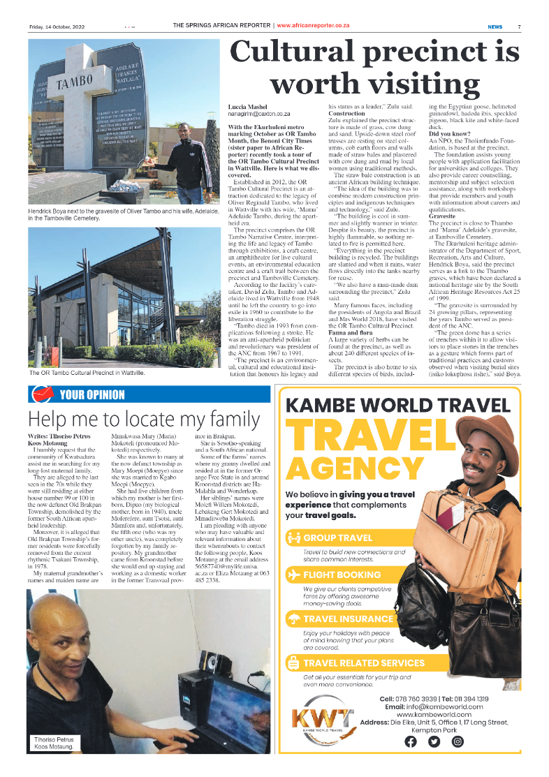 African Reporter 14 Oct 2022 page 7