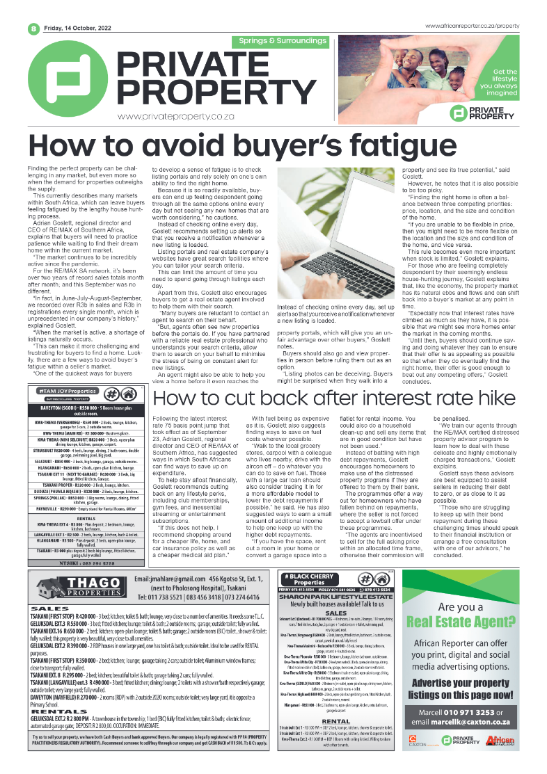 African Reporter 14 Oct 2022 page 8