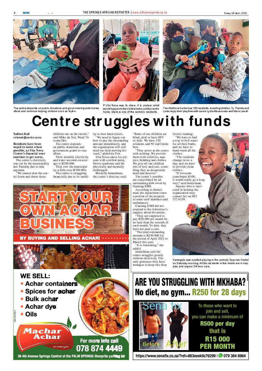 African Reporter 15 April 2022 page 8