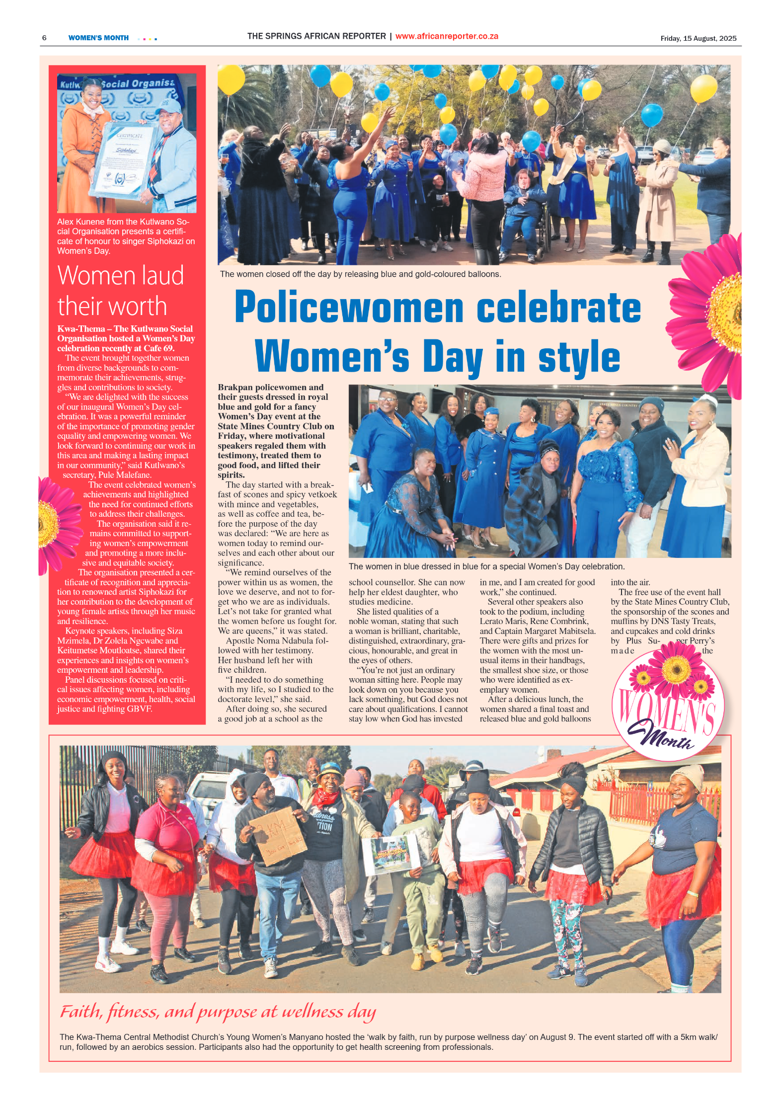 African Reporter 15 August 2025 page 6
