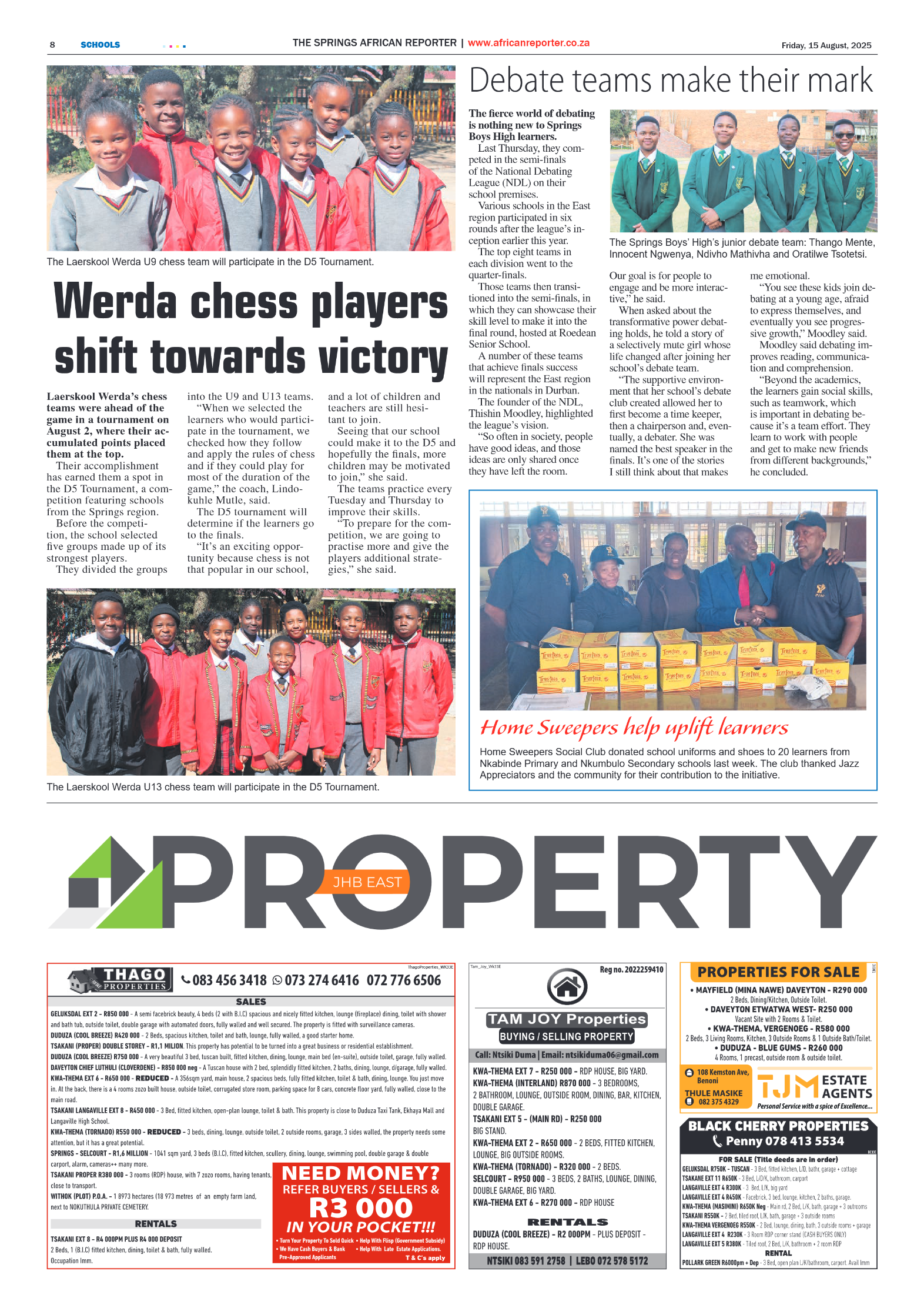 African Reporter 15 August 2025 page 8