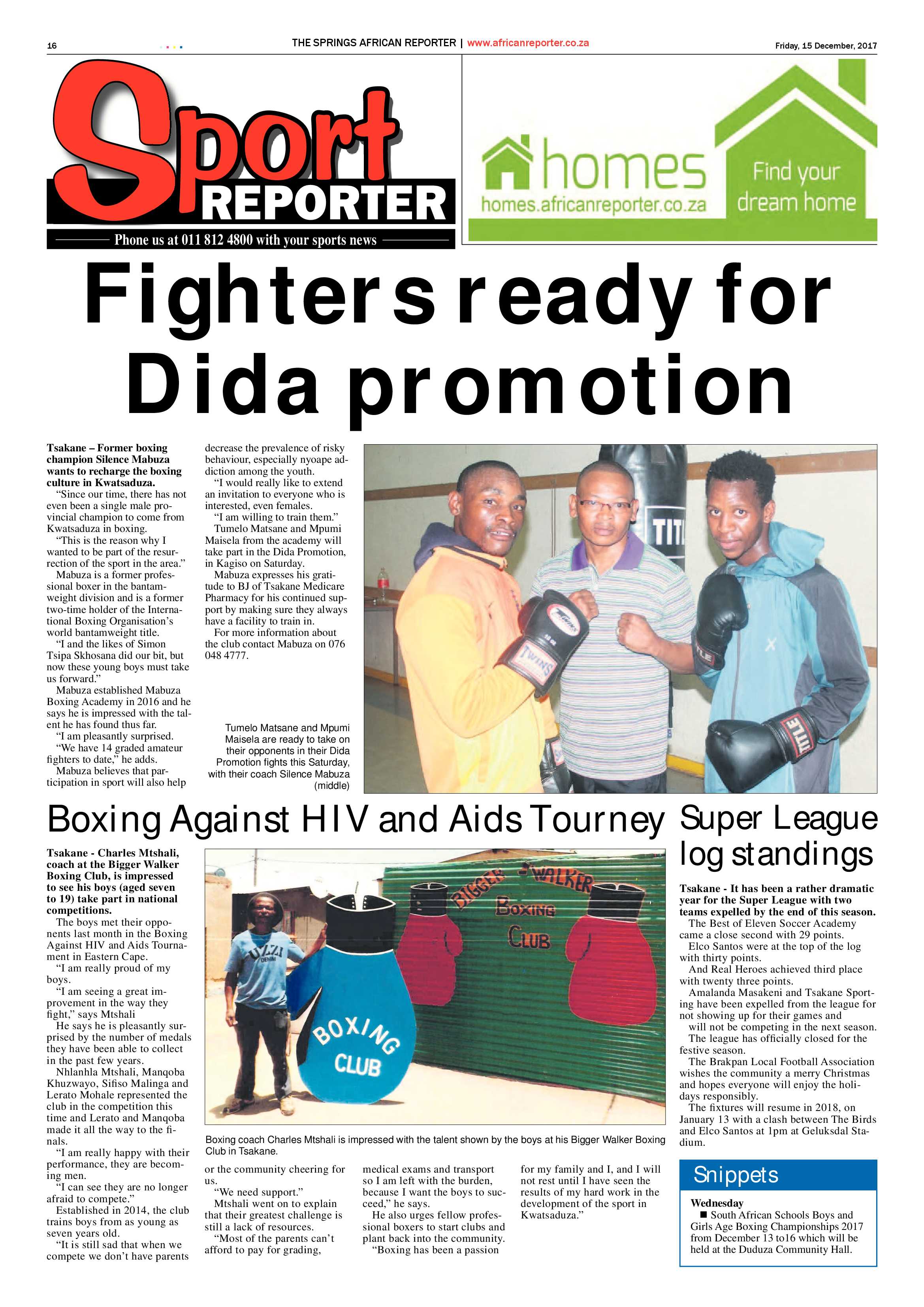 African Reporter 15 December 2017 page 16