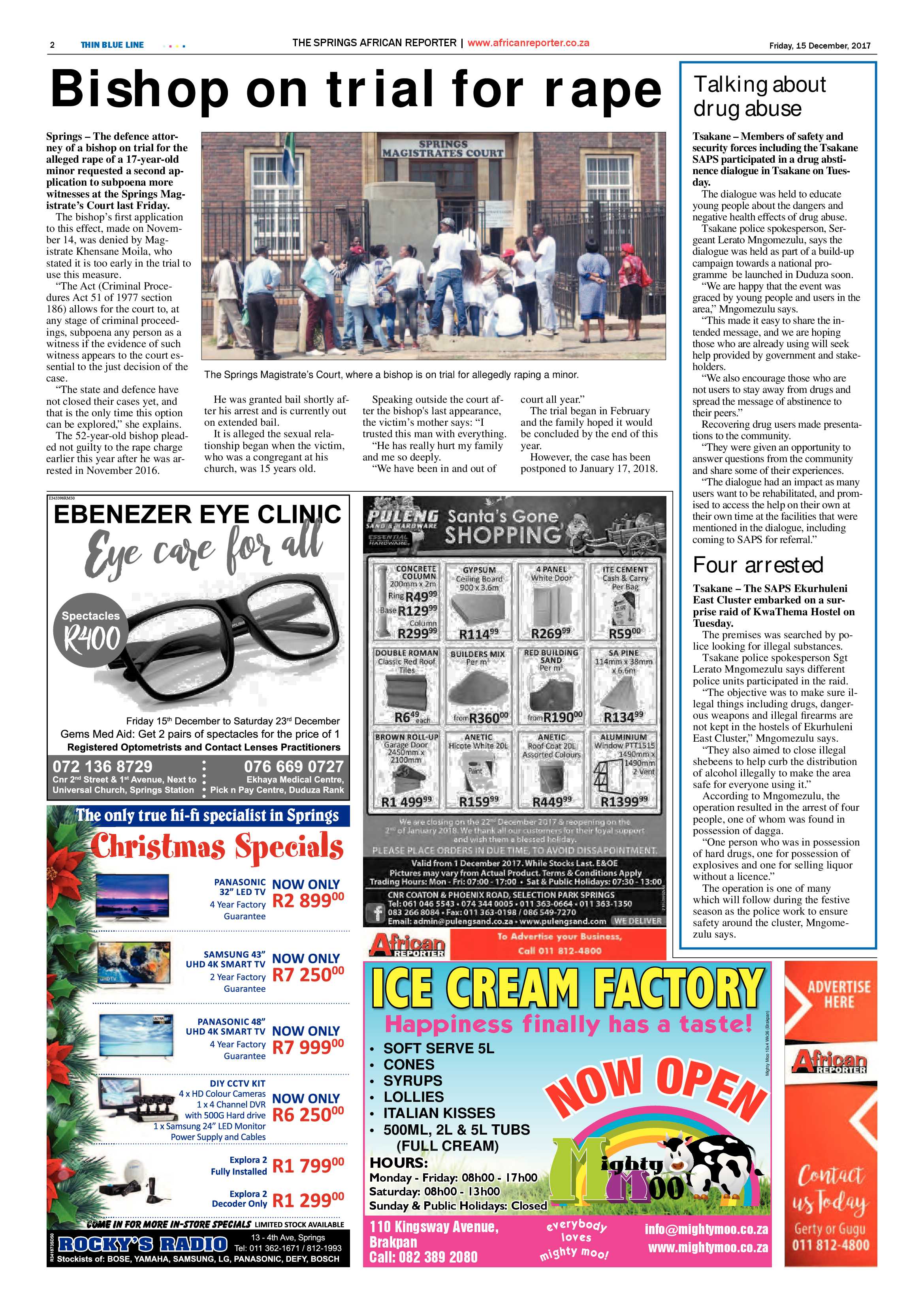 African Reporter 15 December 2017 page 2
