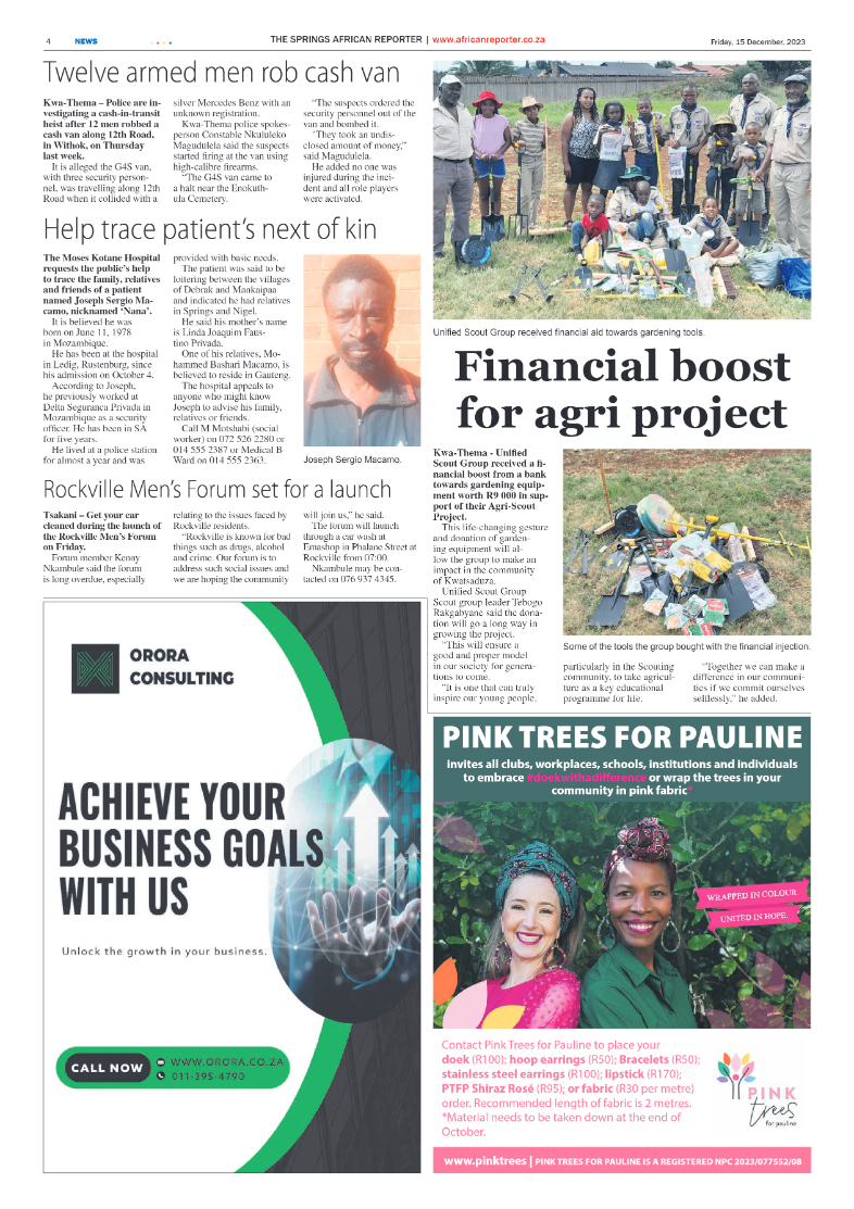 African Reporter 15 December 2023 page 4