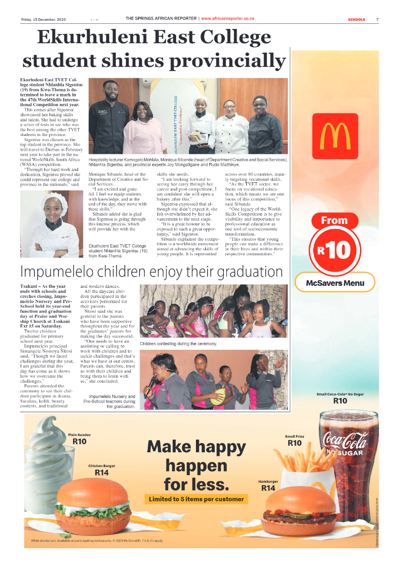 African Reporter 15 December 2023 page 7
