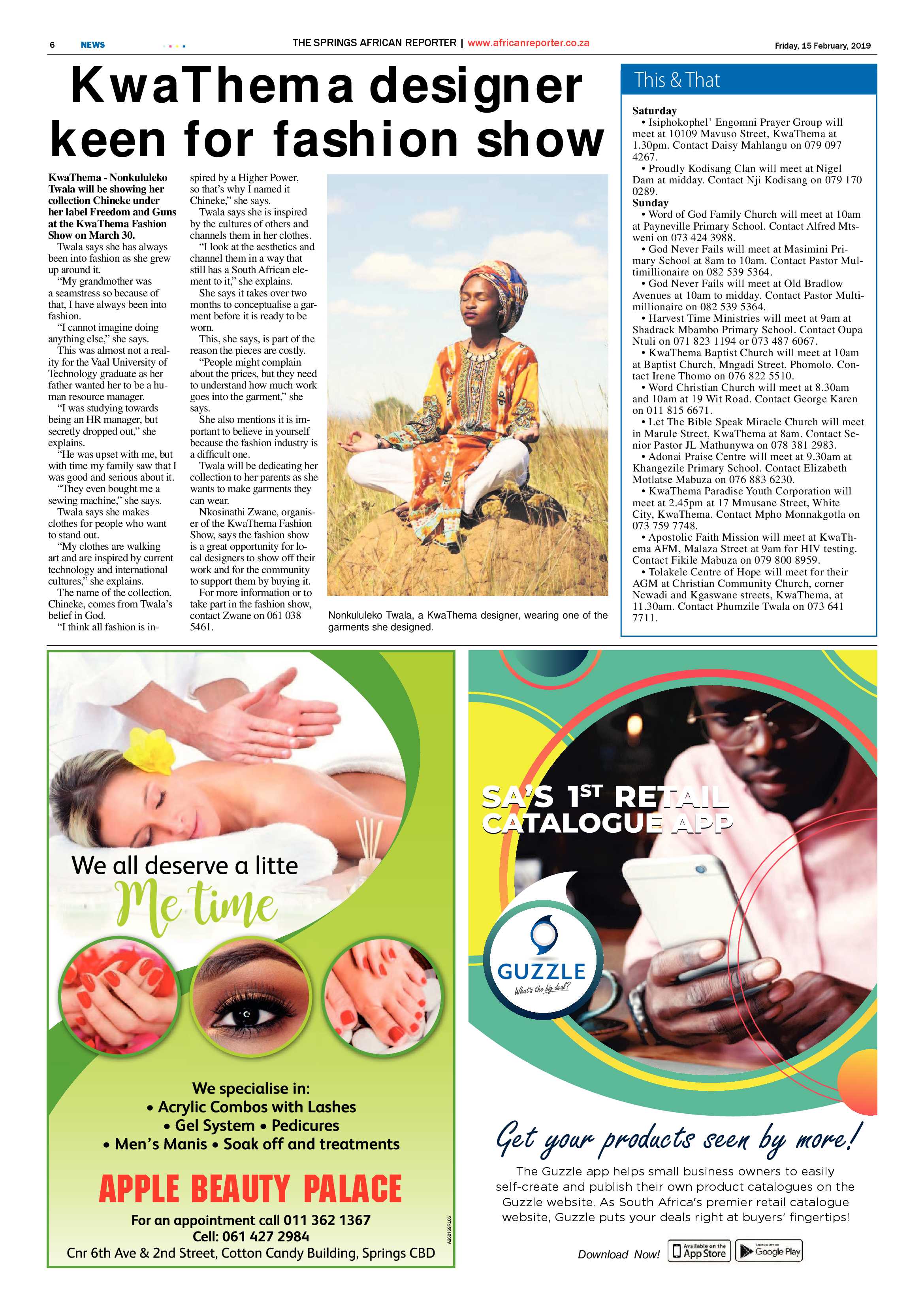 African Reporter 15 February 2019 page 6
