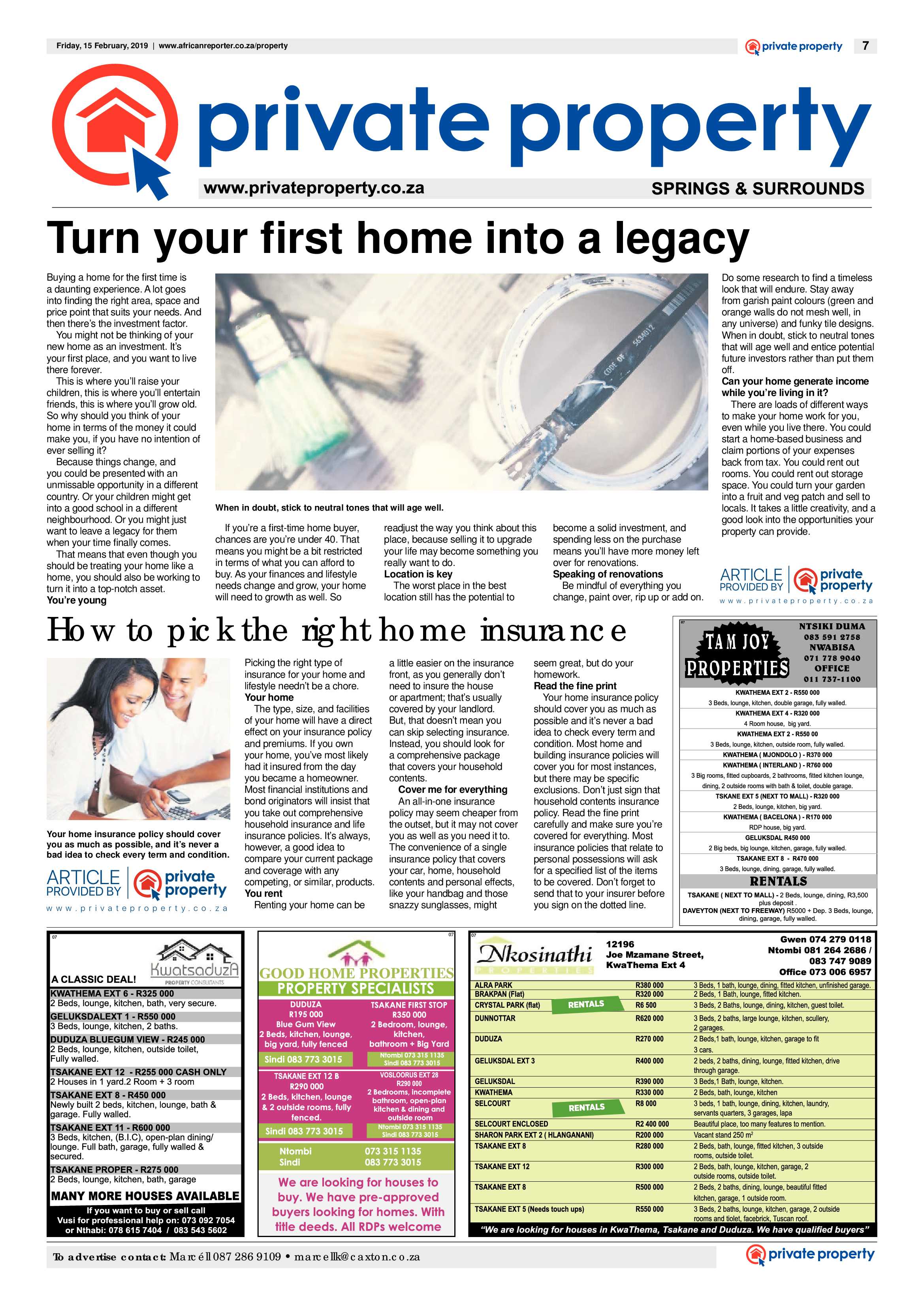 African Reporter 15 February 2019 page 7