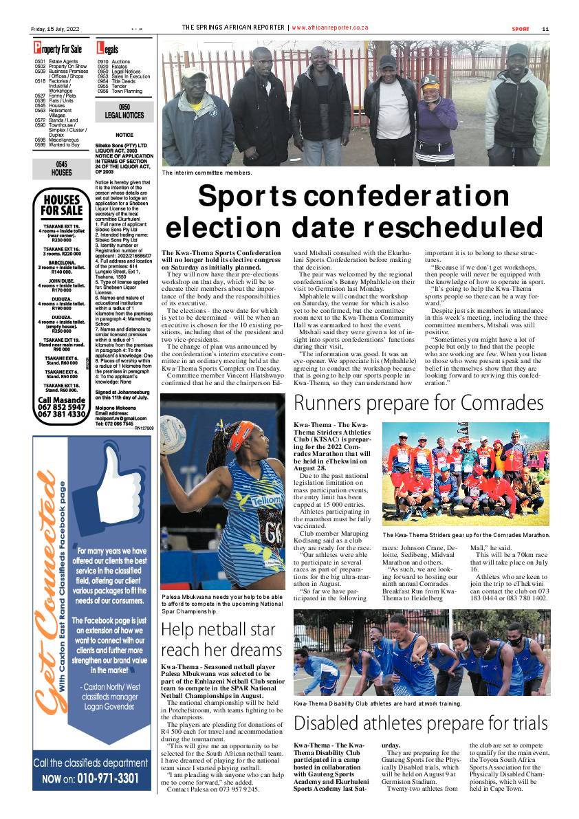African Reporter 15 July 2022 page 11
