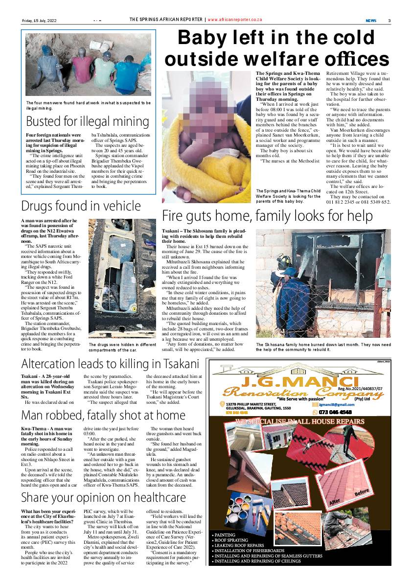 African Reporter 15 July 2022 page 3